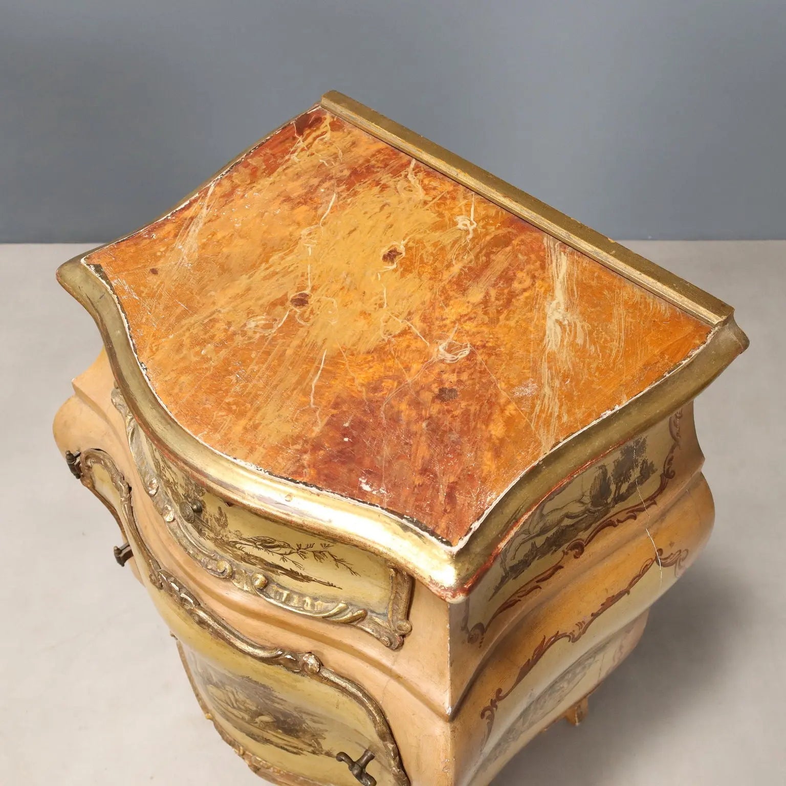 Antique Bedside Tables Baroque Style Wood Italy XX Century - Venice, Early XX Century | Antiques | Bedside Tables
