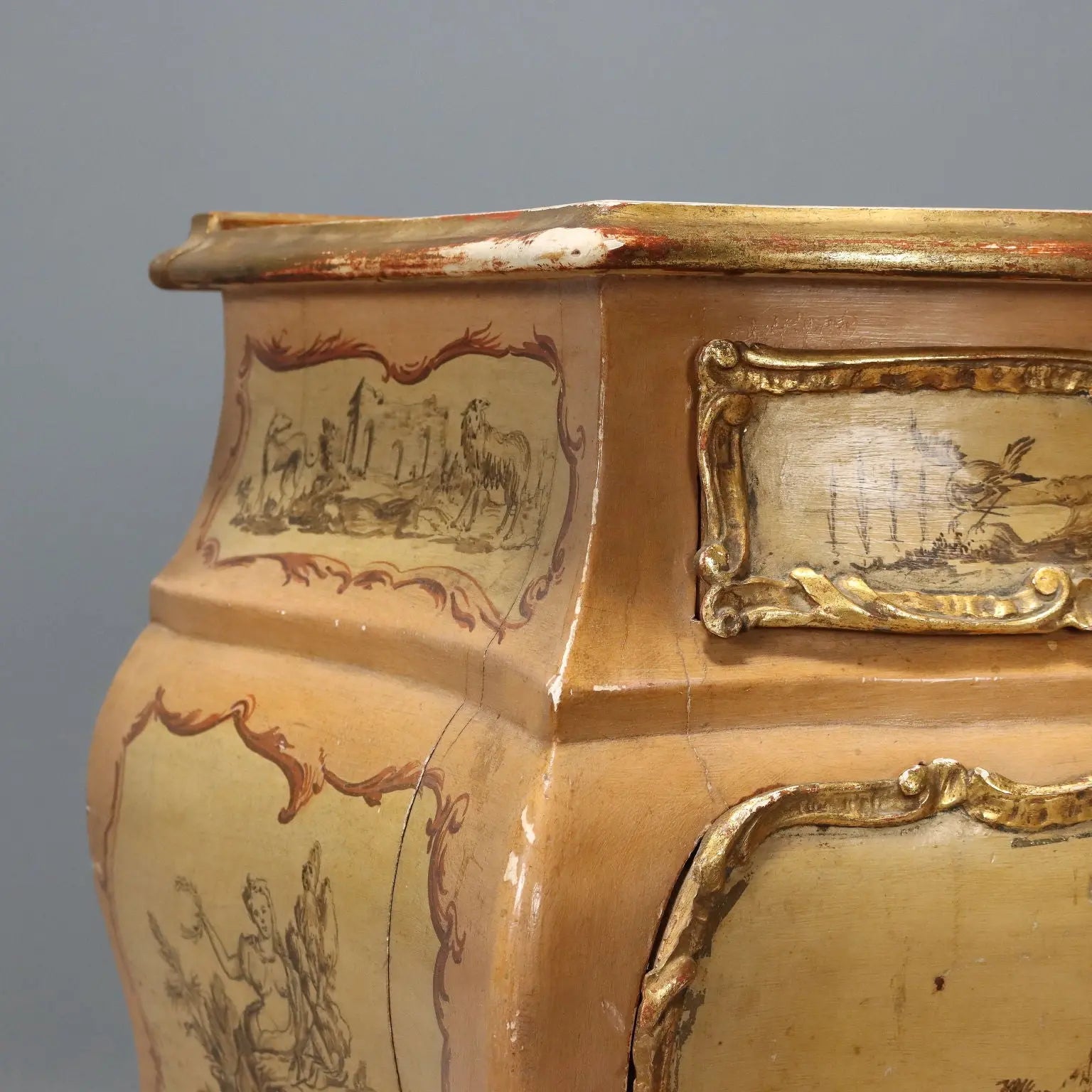 Antique Bedside Tables Baroque Style Wood Italy XX Century - Venice, Early XX Century | Antiques | Bedside Tables