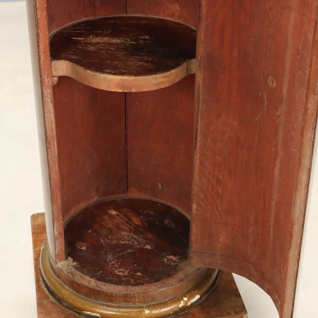 Empire Nightstand in Mahogany with Marble - Early 19th Century