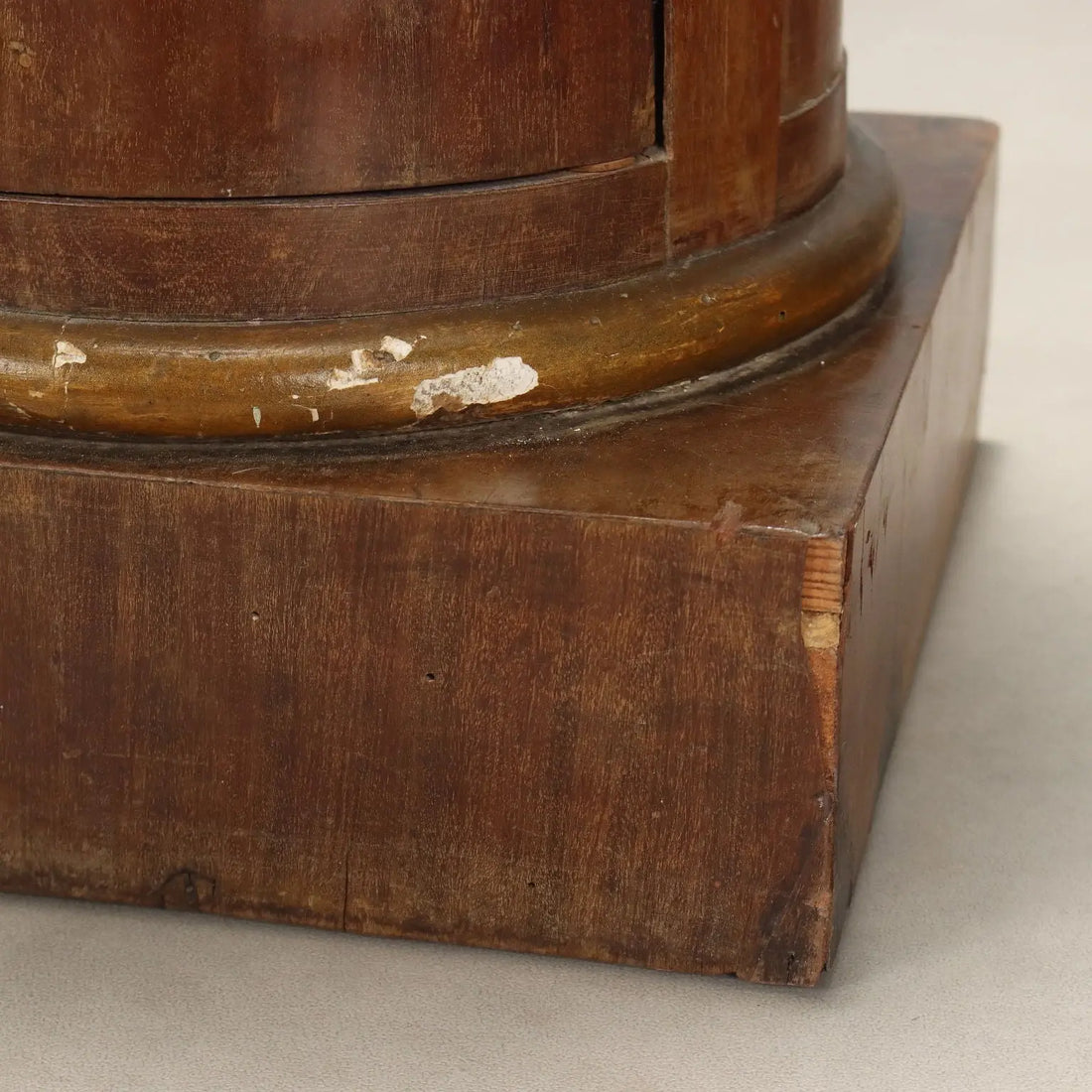 Empire Nightstand in Mahogany with Marble - Early 19th Century