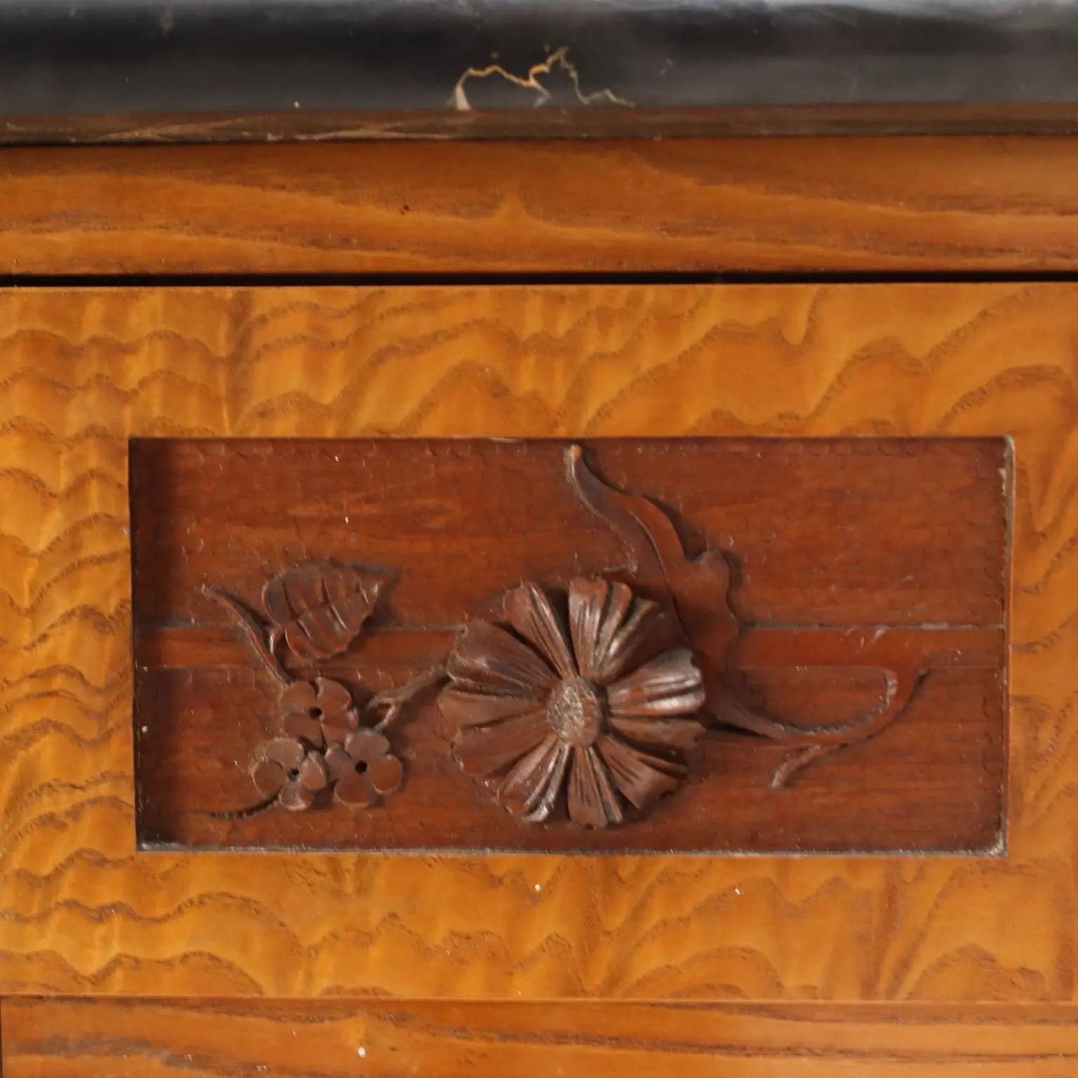 Liberty Oak Dresser, Marble - Italy Early 1900s