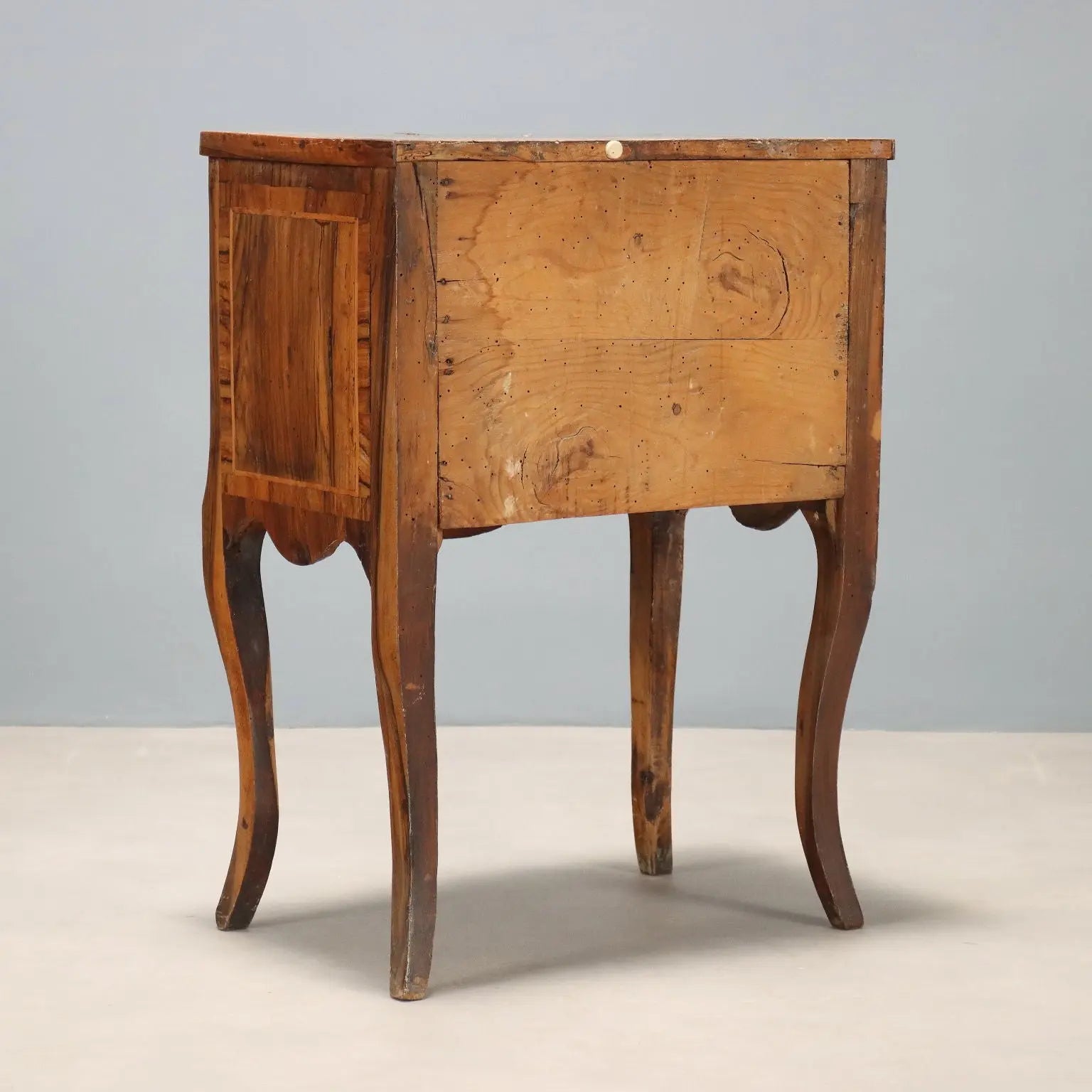 Barocchetto Walnut Nightstand, Italy 18th Century