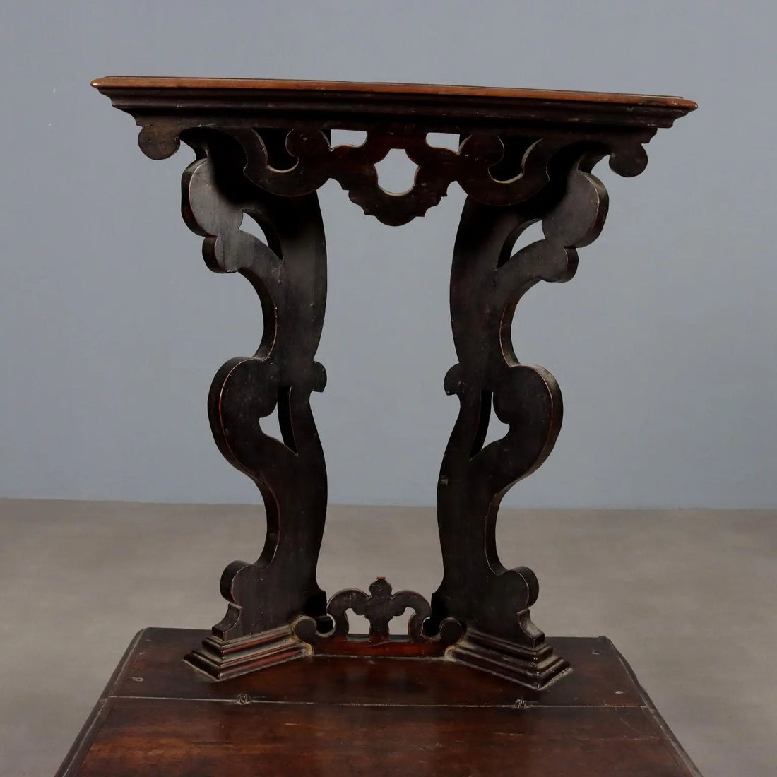 Antique Prayer Desk Baroque Cherrywood Italy XVII Century - Central Italy, XVII Century | Antiques | Bedside Tables