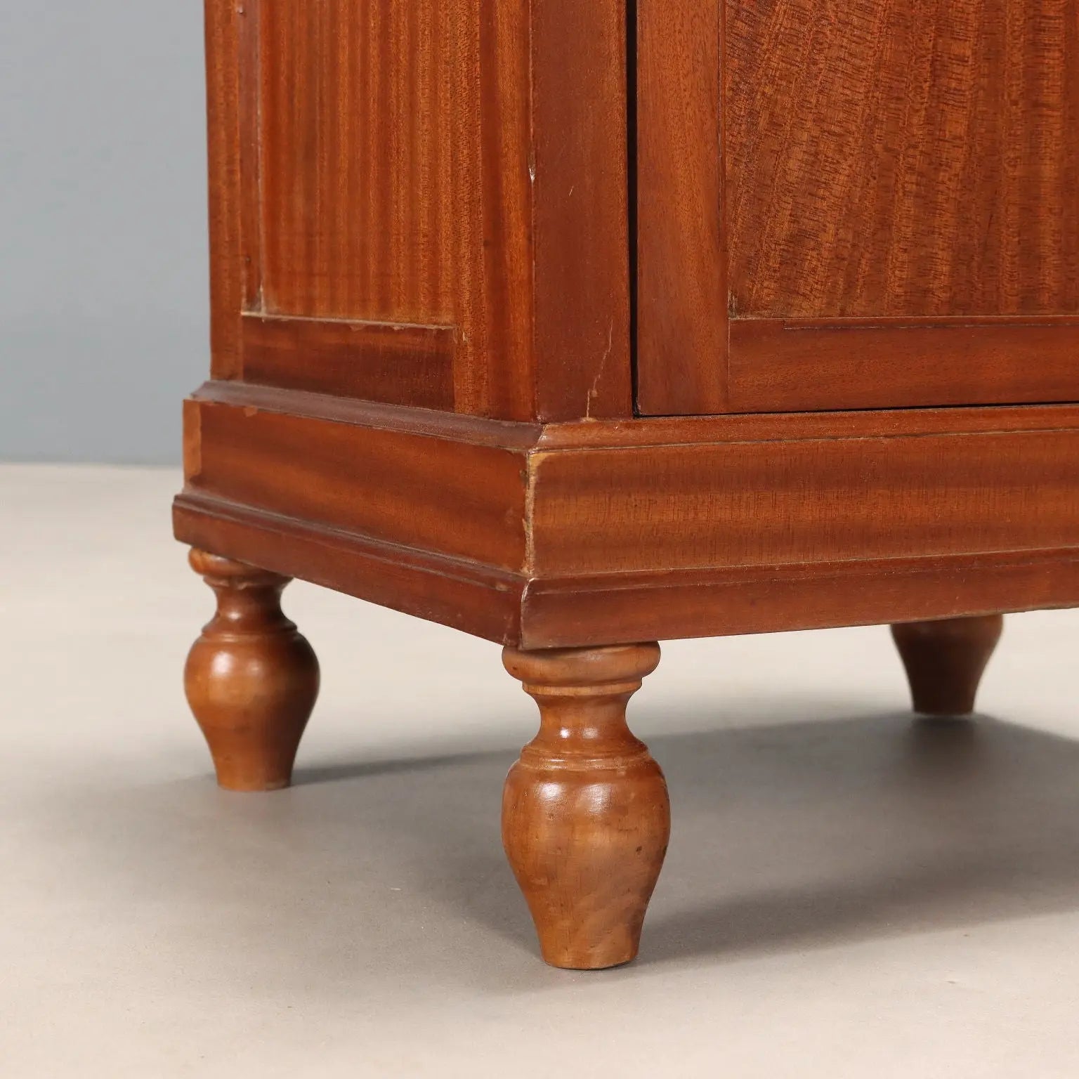 Antique Nightstands Mahogany Glass Italy XX Century - Italy, Early XX Century | Antiques | Bedside Tables