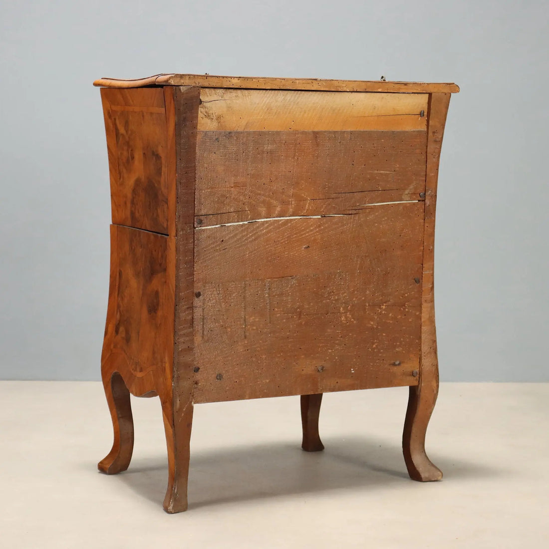 Antique Baroque Cabinet Walnut Cherrywood Italy XVIII Century