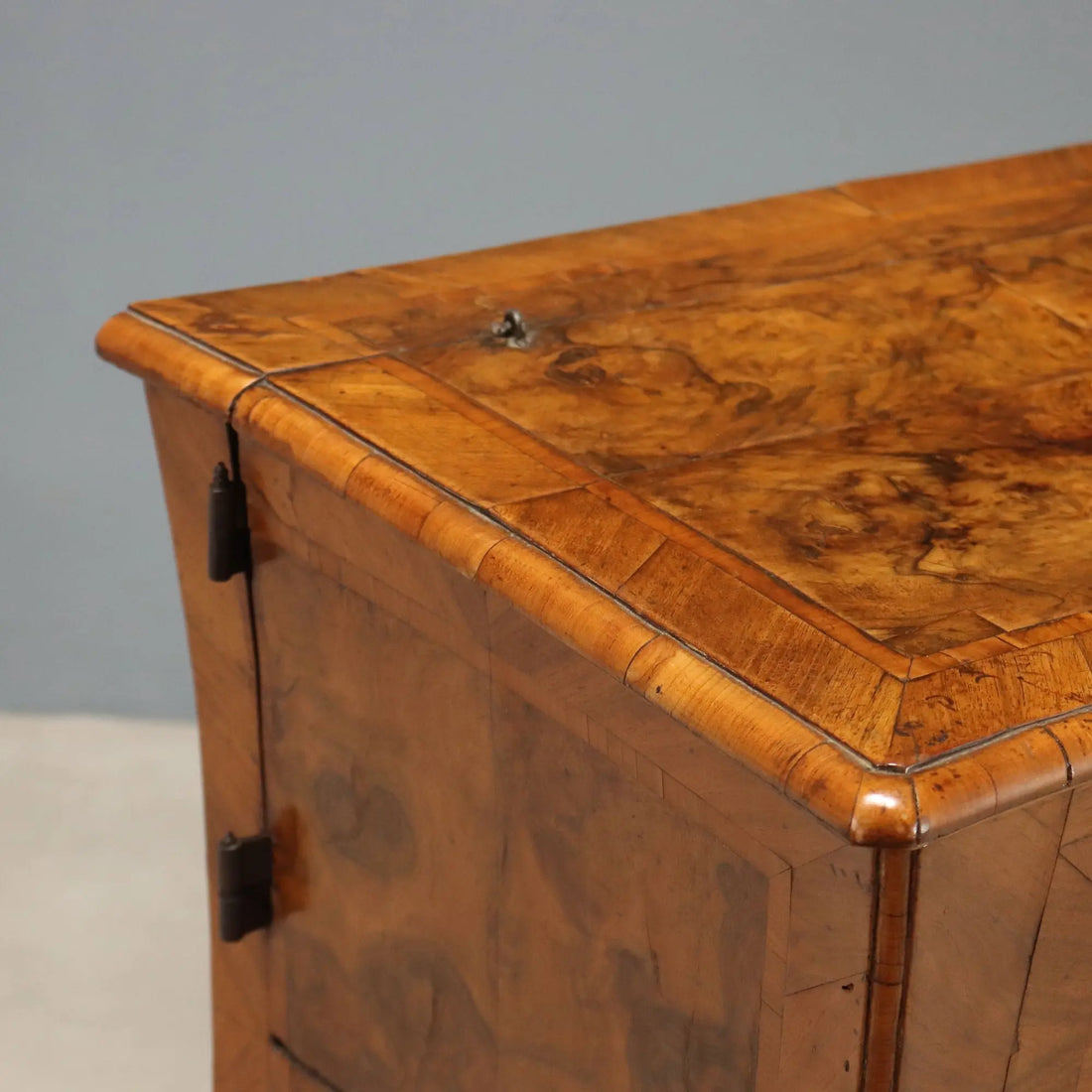 Antique Baroque Cabinet Walnut Cherrywood Italy XVIII Century