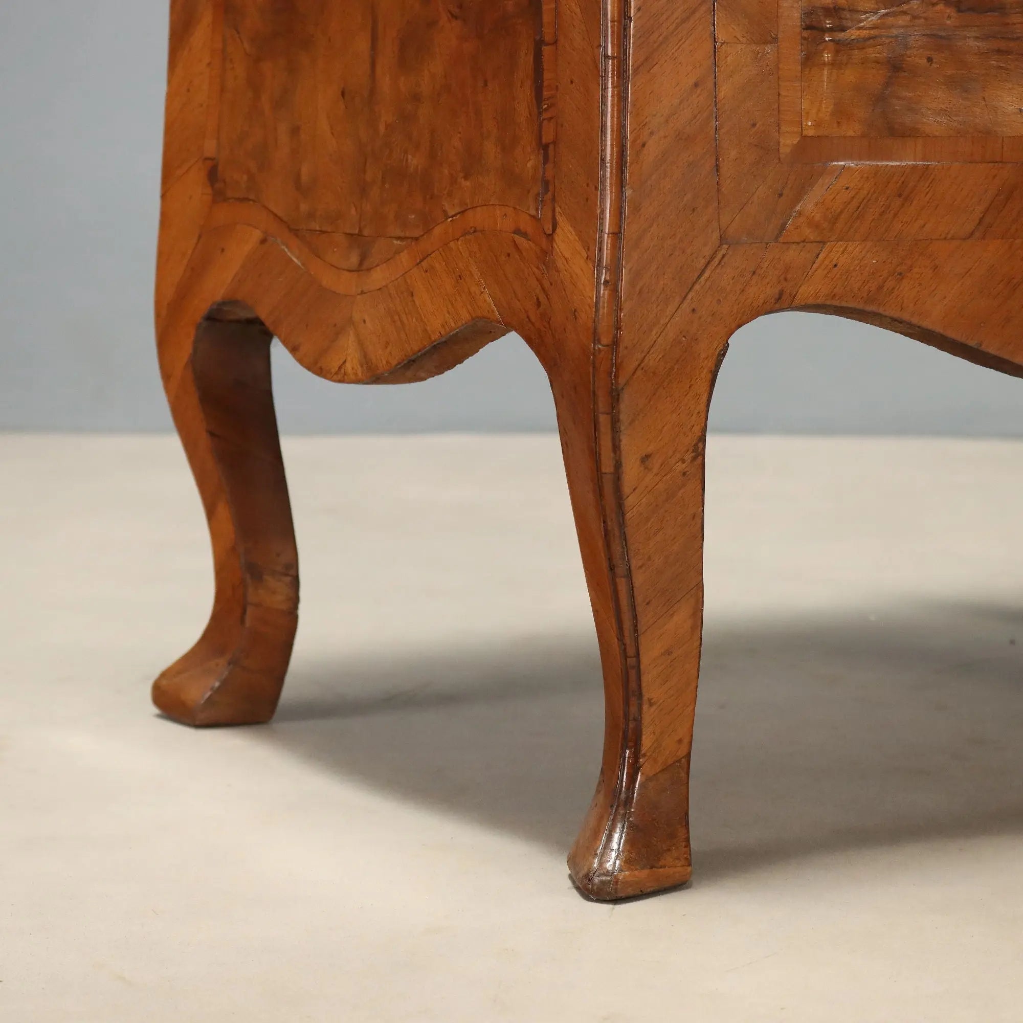 Antique Baroque Cabinet Walnut Cherrywood Italy XVIII Century