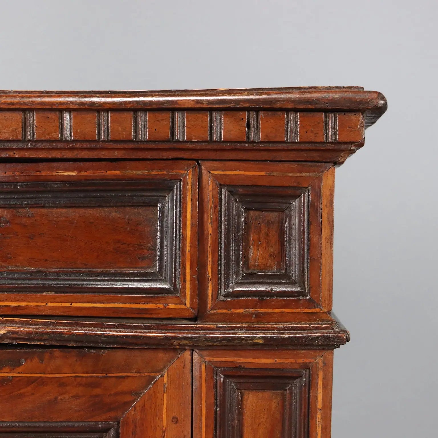 Antique Bedside Table Baroque Walnut Drawers Italy XVIII Century - Italy, Early XVIII Century | Antiques | Bedside Tables