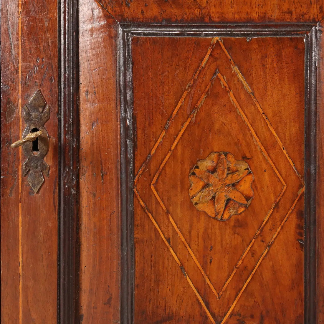 Antique Bedside Table Baroque Walnut Drawers Italy XVIII Century - Italy, Early XVIII Century | Antiques | Bedside Tables