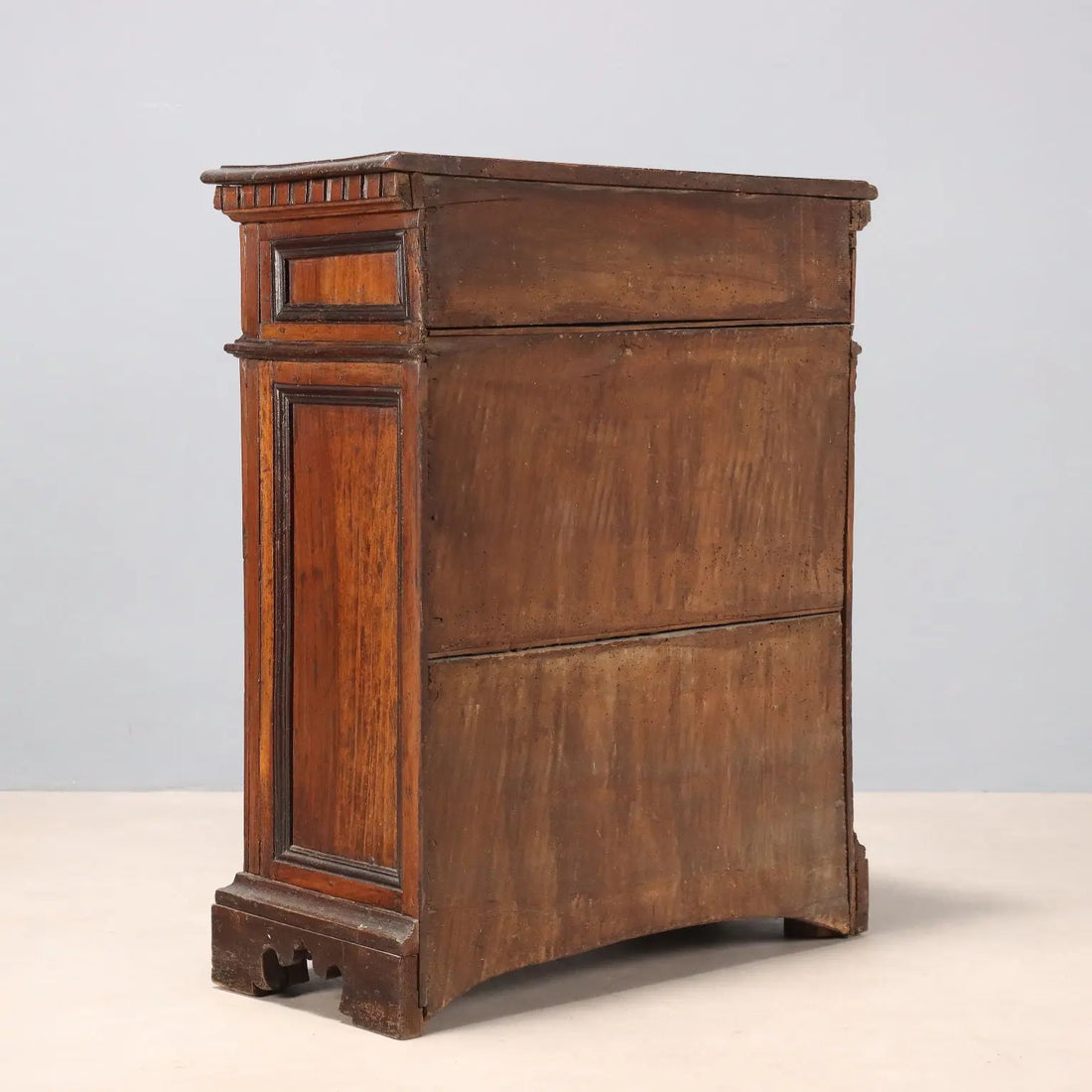 Antique Bedside Table Baroque Walnut Drawers Italy XVIII Century - Italy, Early XVIII Century | Antiques | Bedside Tables
