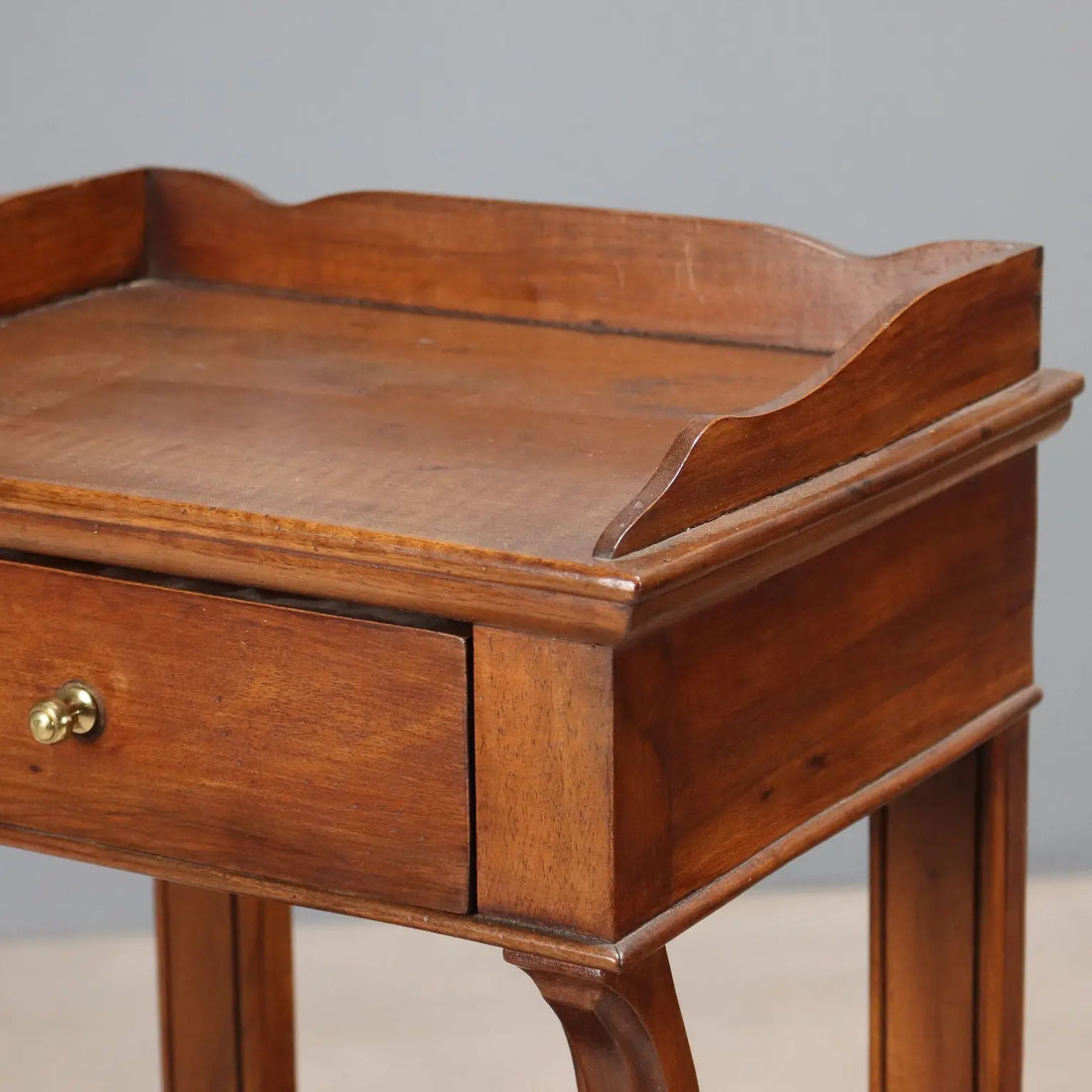 Antique Bedside Tables Walnut with Drawer Italy XIX Century - Italy, Mid XIX Century | Antiques | Bedside Tables