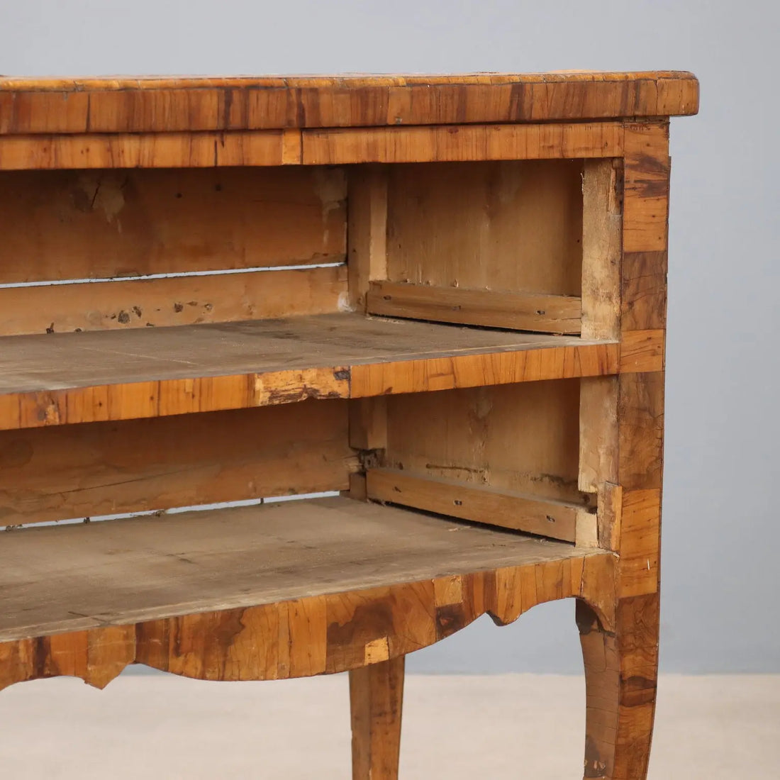 Antique Bedside Table Baroque Walnut Maple Italy XVIII Century - Central Italy, Mid XVIII Century | Antiques | Bedside Tables