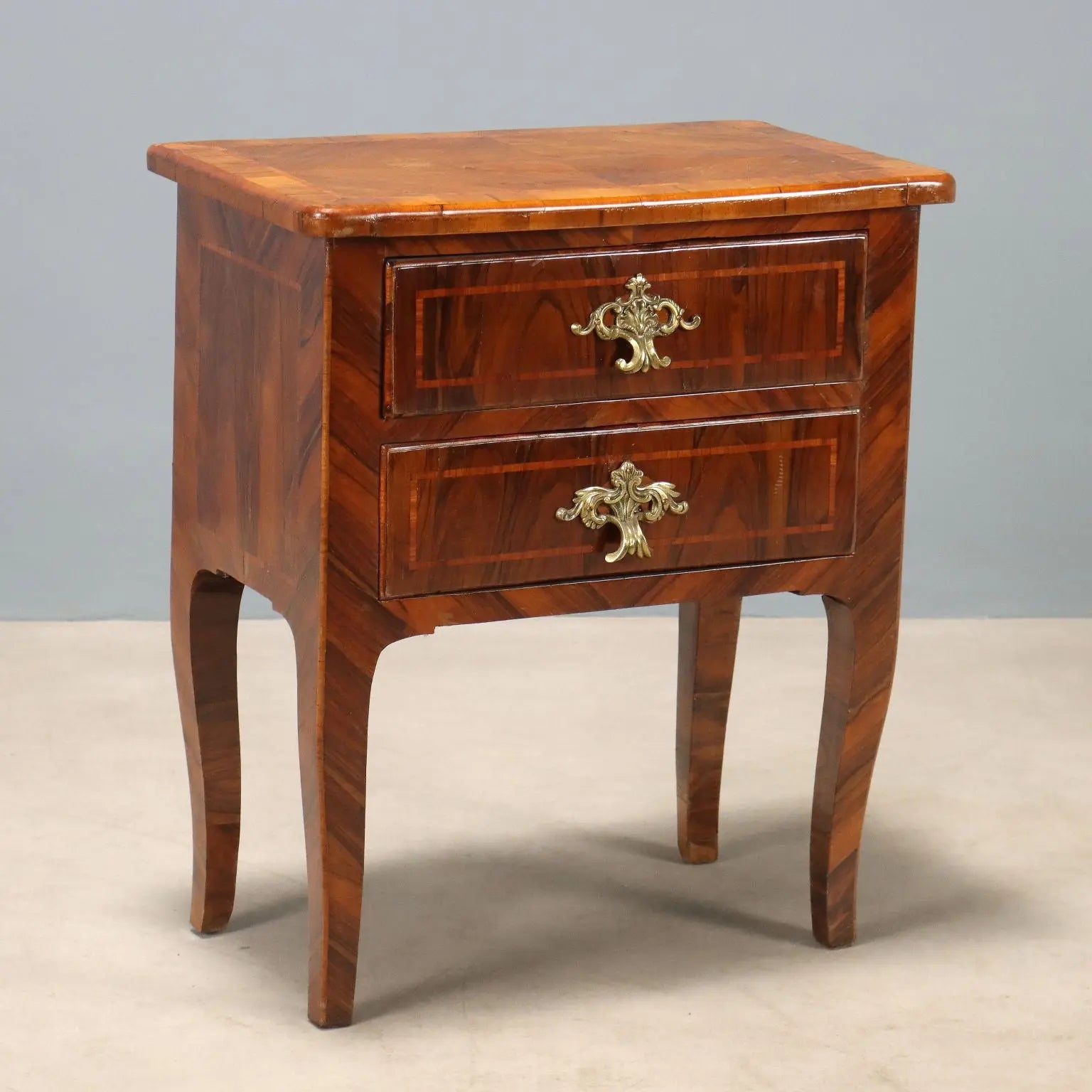 Antique Bedside Table Baroque Bois de Rose XVIII Century - Italy, XVIII Century | Antiques | Bedside Tables