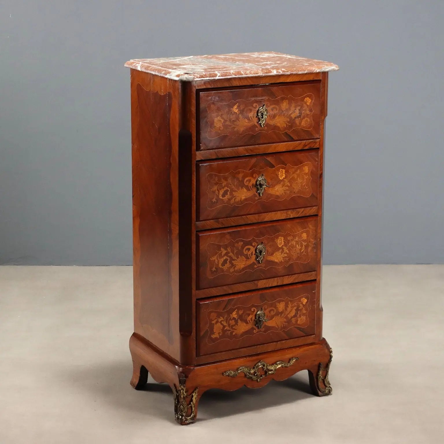 Antique Cabinet Napoleon III Bois de Violette XIX Century