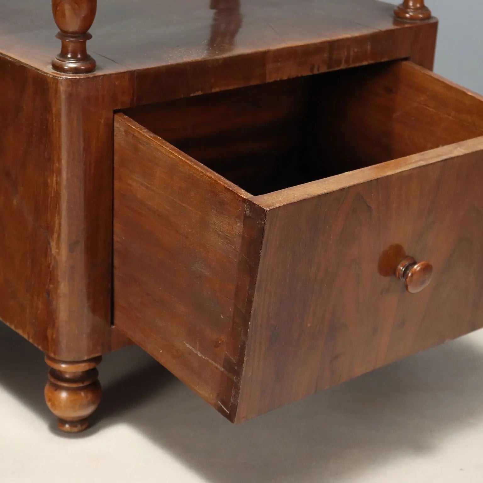 Pair of Louis Philippe Walnut Nightstands