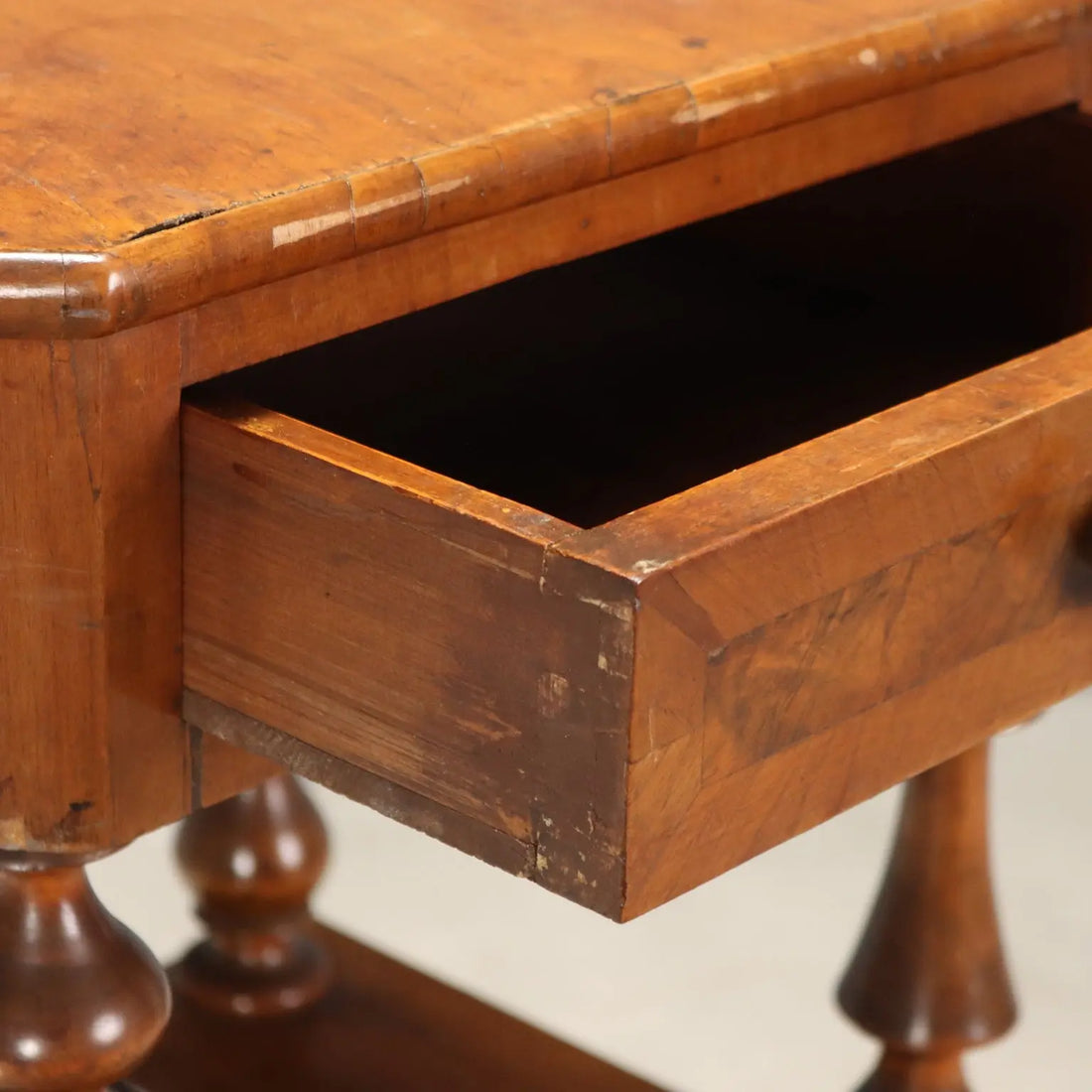 Antique Nightstand Louis Philippe Walnut Italy XIX Century