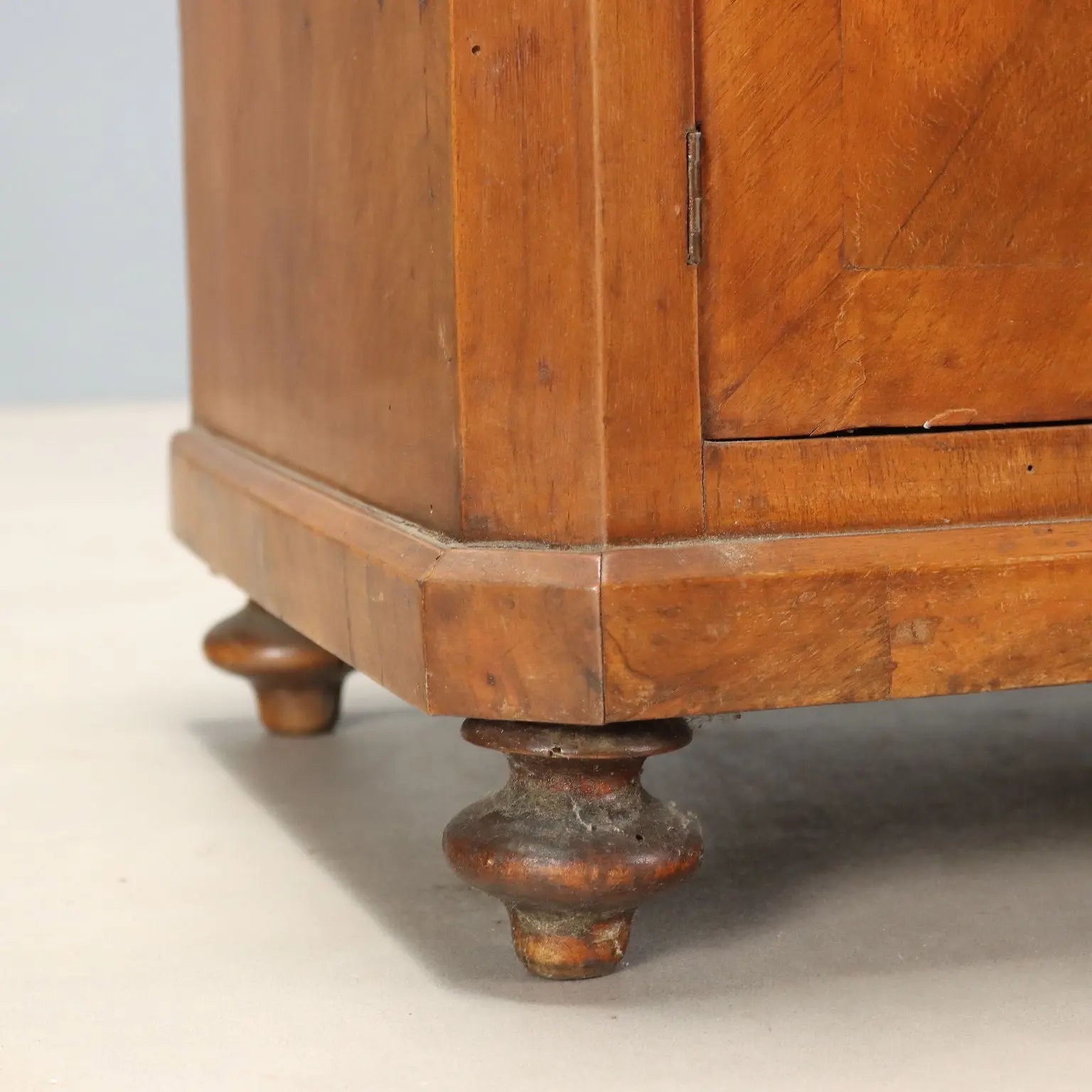 Antique Nightstand Louis Philippe Walnut Italy XIX Century