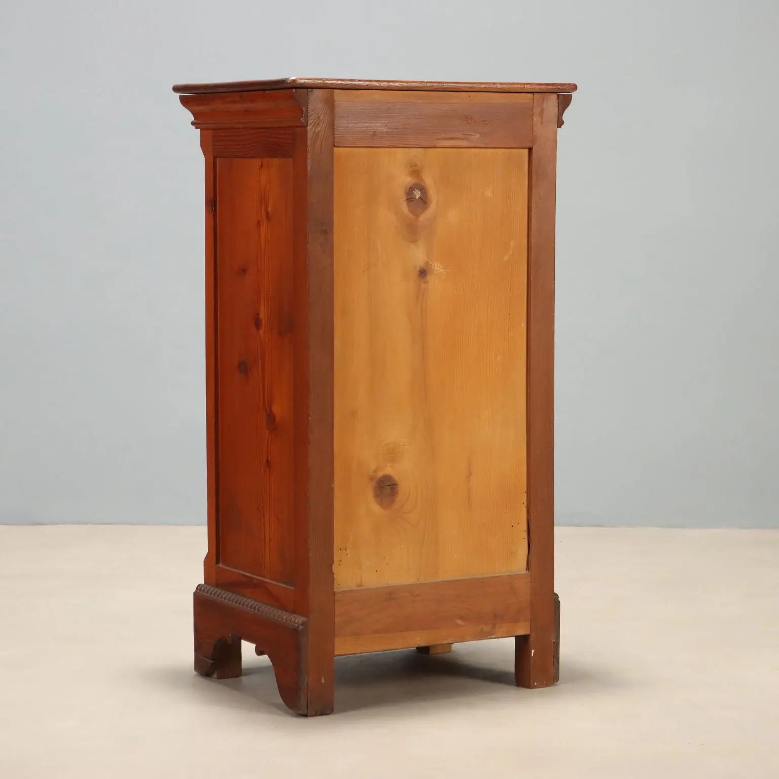 Larch Nightstand, Italy Late 19th Century