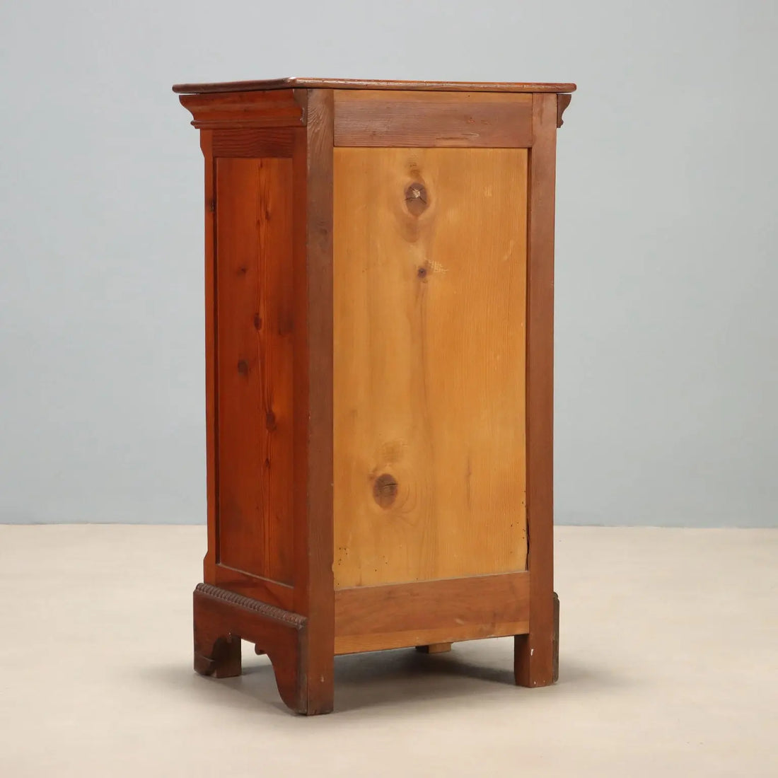 Larch Nightstand, Italy Late 19th Century