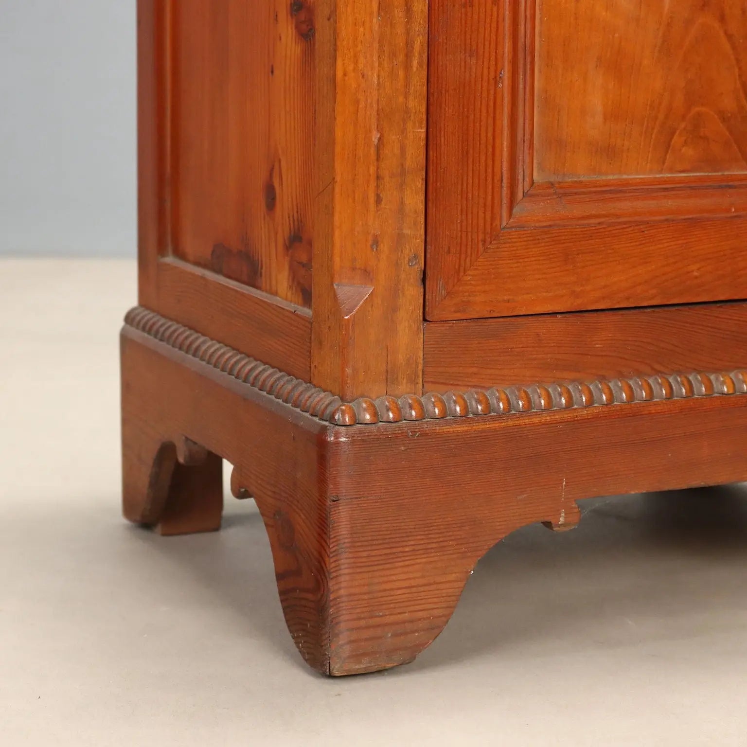 Larch Nightstand, Italy Late 19th Century
