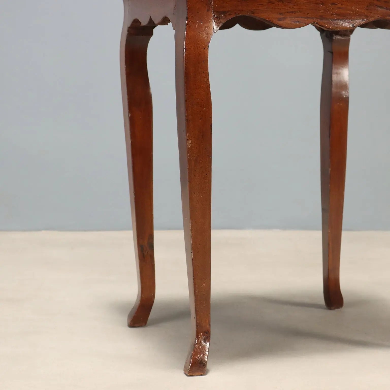 Italian Walnut Nightstand Late 1800s