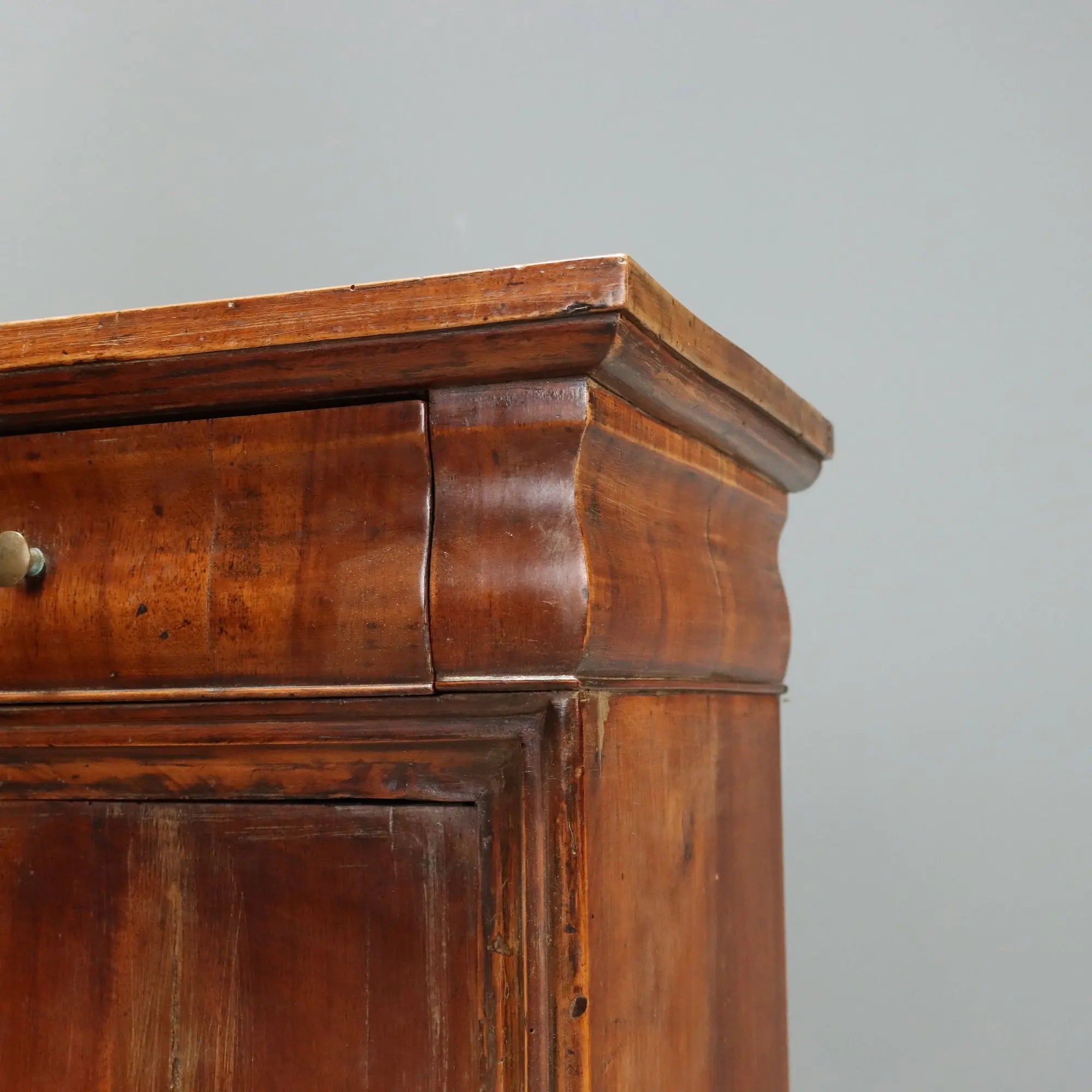 Antique Bedside Tables Louis Philippe Walnut Fir Italy XIX Century