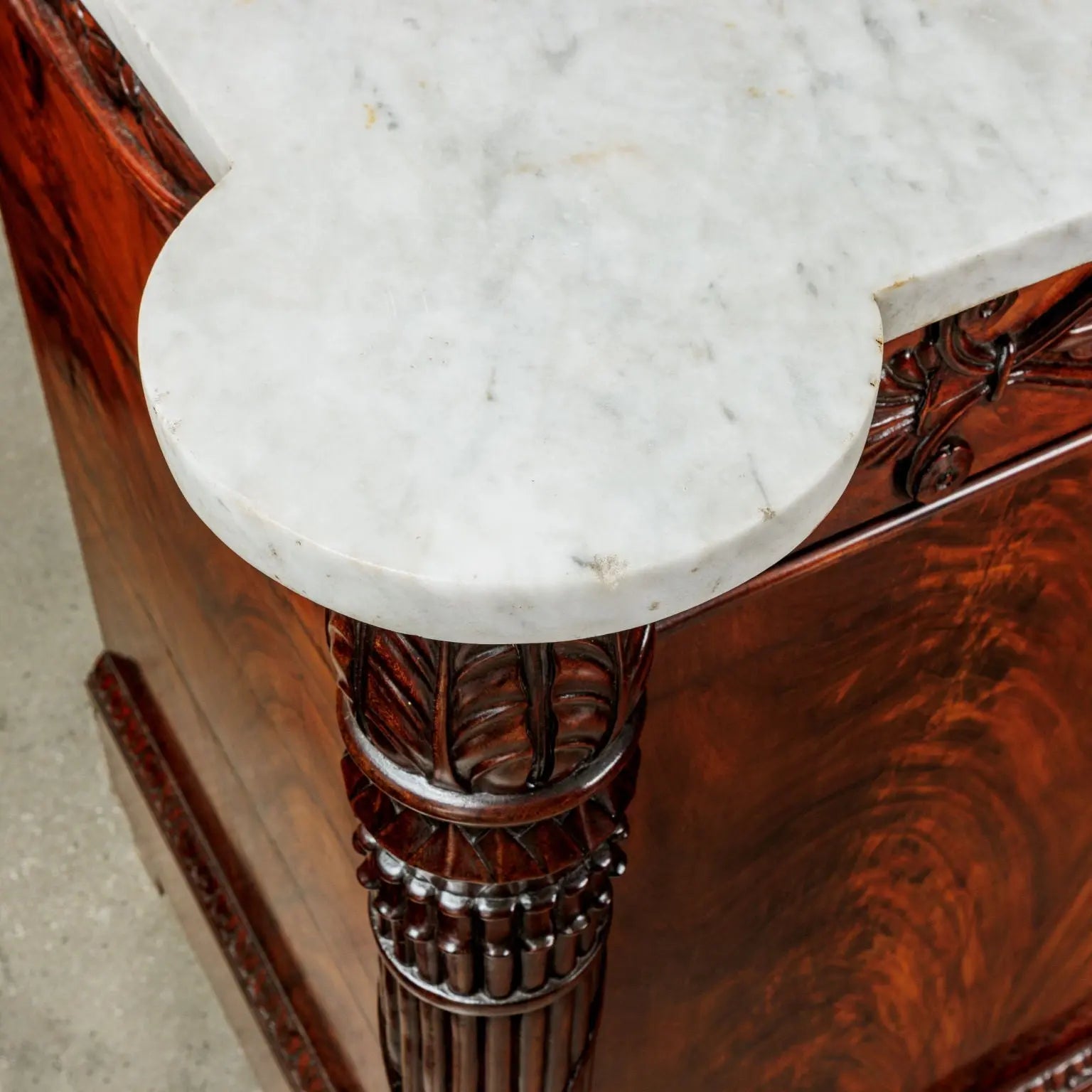 Antique Cupboards Restoration Chestnut Mahogany Marble XIX Century - Lucca, Second Decade of the XIX Century | Antiques  Cupboards