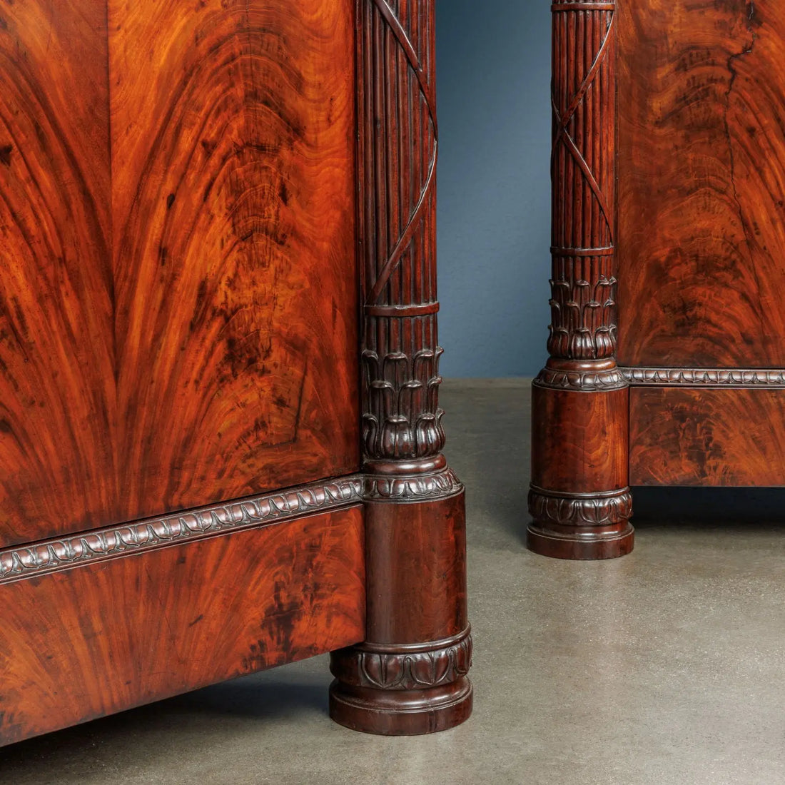 Antique Cupboards Restoration Chestnut Mahogany Marble XIX Century - Lucca, Second Decade of the XIX Century | Antiques  Cupboards