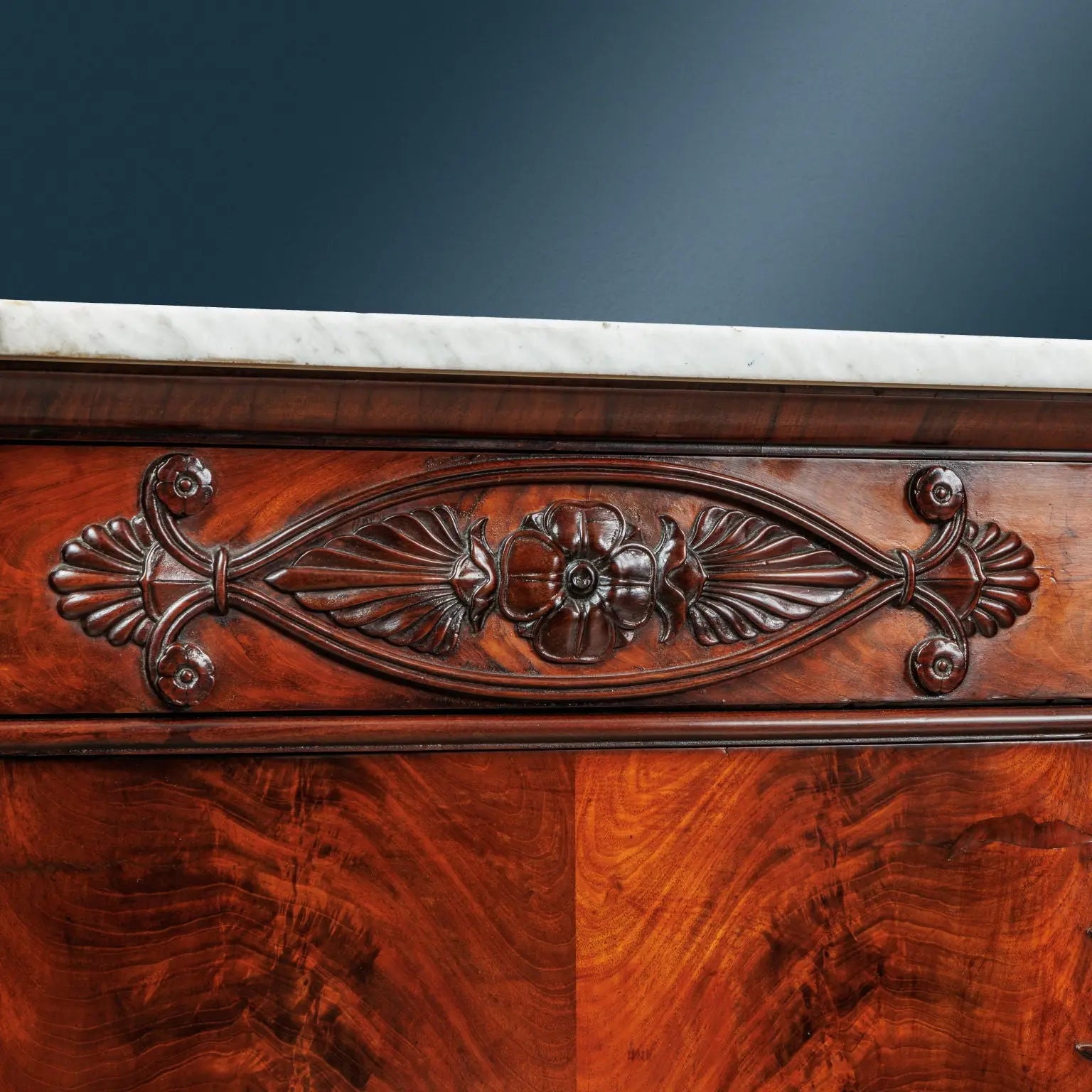 Antique Cupboards Restoration Chestnut Mahogany Marble XIX Century - Lucca, Second Decade of the XIX Century | Antiques  Cupboards