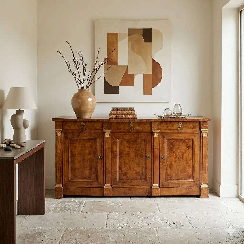 Restoration Sideboard Elm France XIX Century - France Second Fourth XIXth Century | Antiques | Cupboards