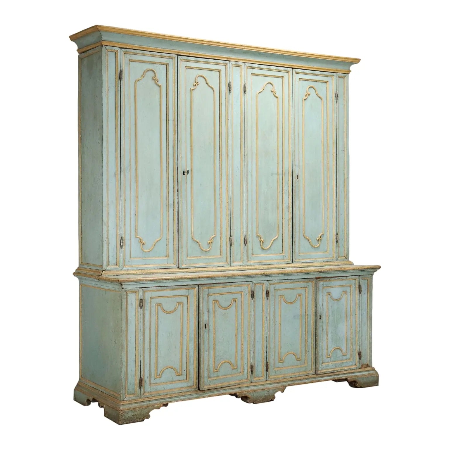 Antique Cupboard Baroque Style Mid XVIII Century Lacquered Wood - Parma Mid 18th century | Antiques | Cupboards