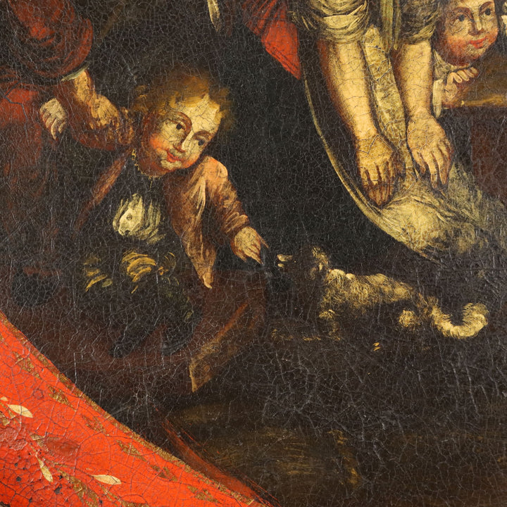 Ancient Neo-Renaissance Cupboard Italy '900 Walnut Flap Painted Olive - Italy, Early XX Century | Antiques  Cupboards