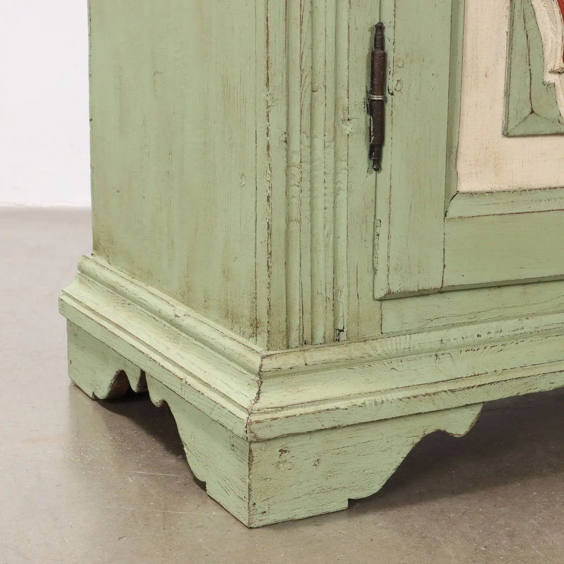 Ancien Double Top Cupboard Baroque Fir Italy XX Century - Italy, XX Century | Antiques | Cupboards