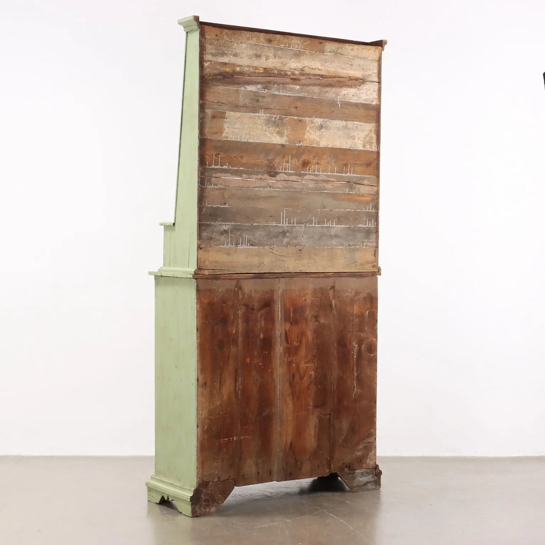 Ancien Double Top Cupboard Baroque Fir Italy XX Century - Italy, XX Century | Antiques | Cupboards