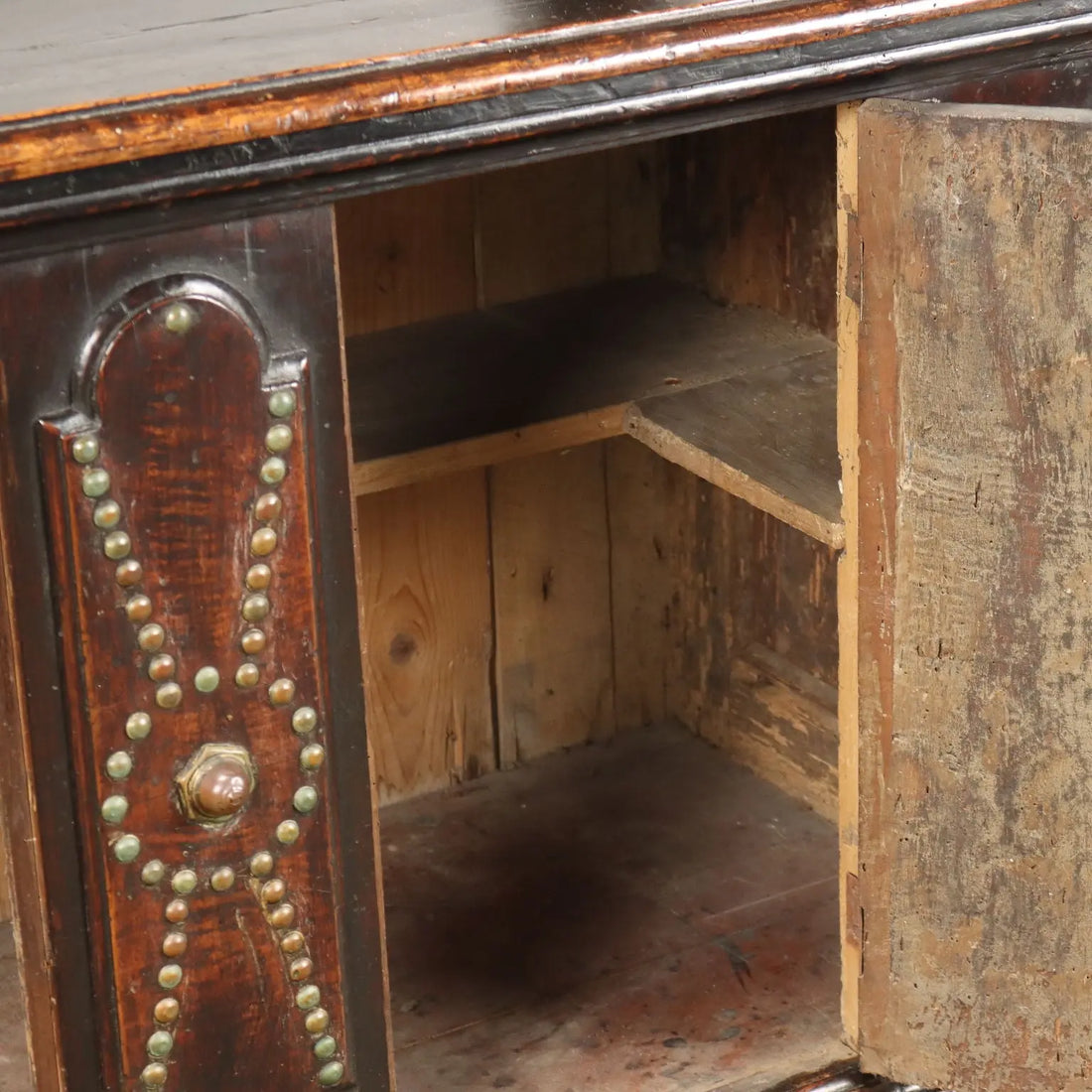Antique Cupboard with Upper Part Baroque Style Walnut '900 - Early, XX Century | Antiques | Cupboards