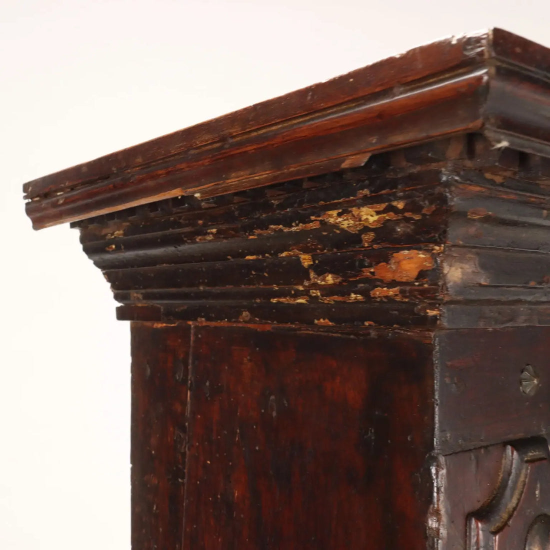 Neobaroque Walnut Sideboard with Cabinet - 19th Century