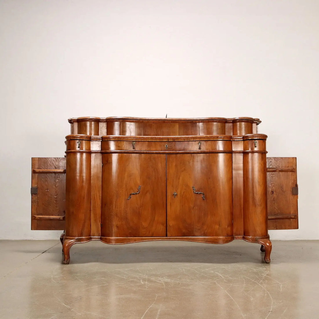 Antique Baroque Cupboard Walnut Fir Ferrara Italy XVIII Century - Ferrara, Mid XVIII Century | Antiques | Cupboards