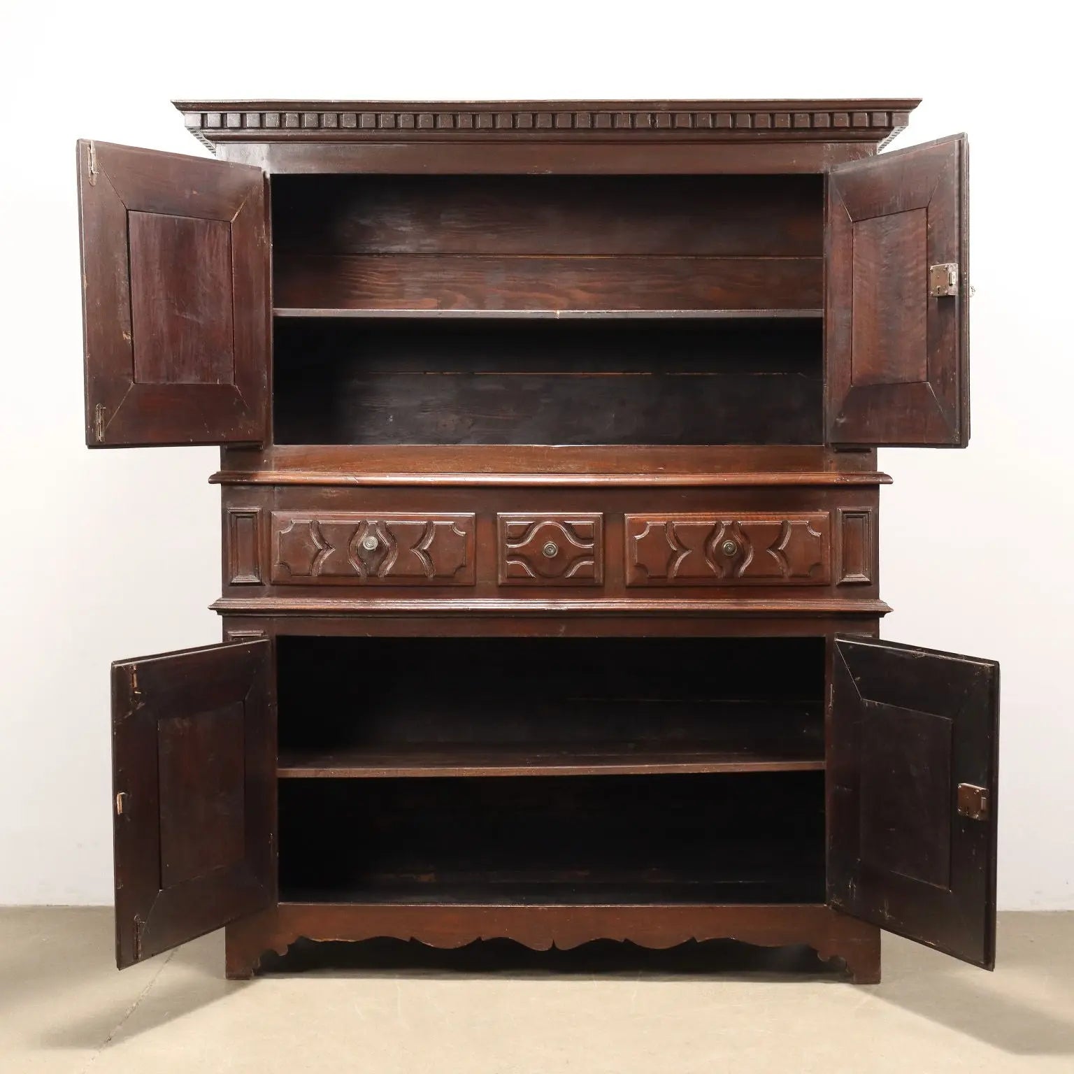 Antique Baroque Cupboard Walnut Italy XVIII Century - Piedmont, Early XVIII Century | Antiques | Cupboards