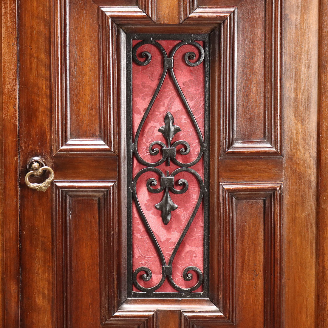 Antique Cupboard with Double Top Mahogany Italy XX Century - Italy, XX Century | Antiques  Cupboards