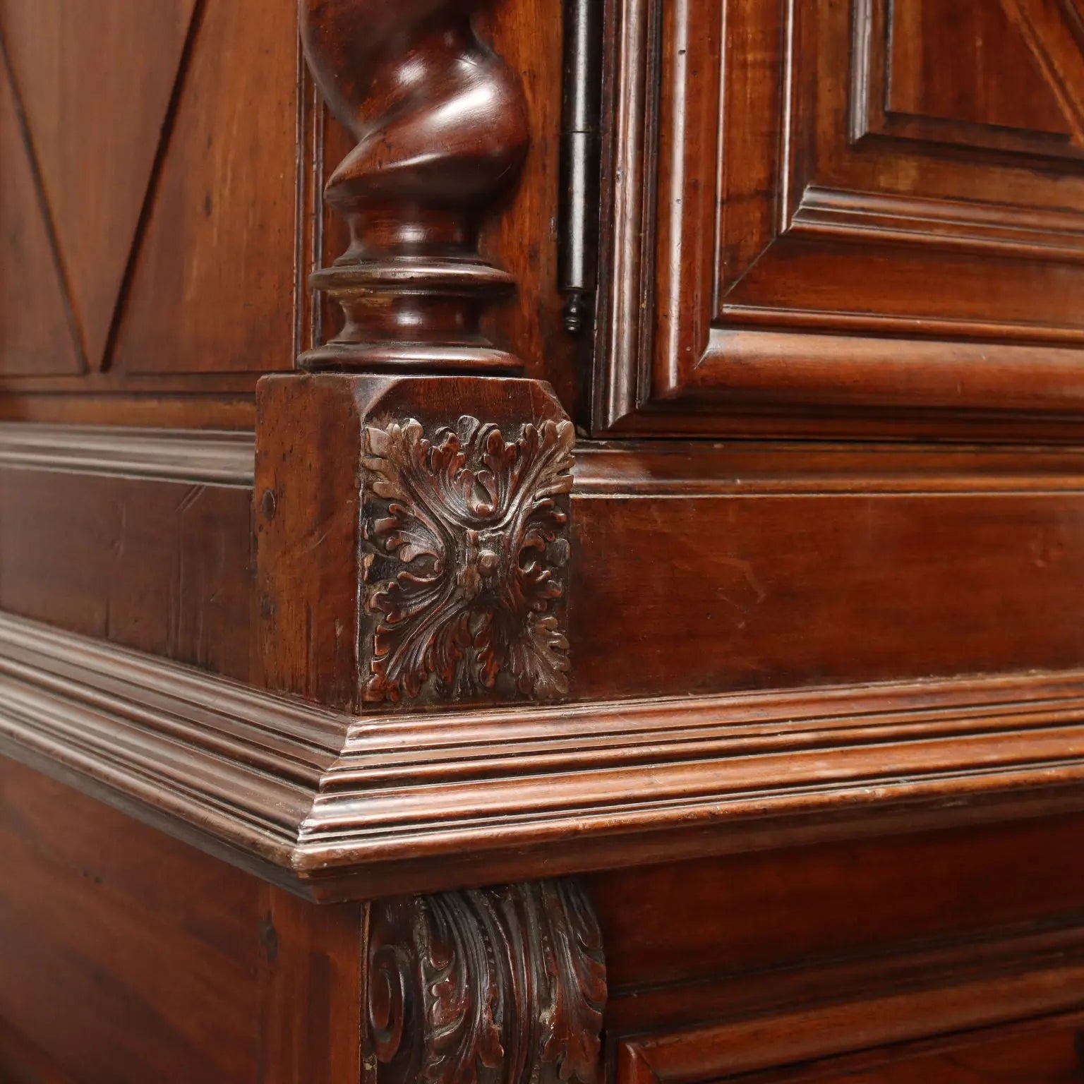 Antique Cupboard Walnut Double Top Provence XVIII Century - Provence, Late 18th-Early 19th Century | Antiques | Cupboards