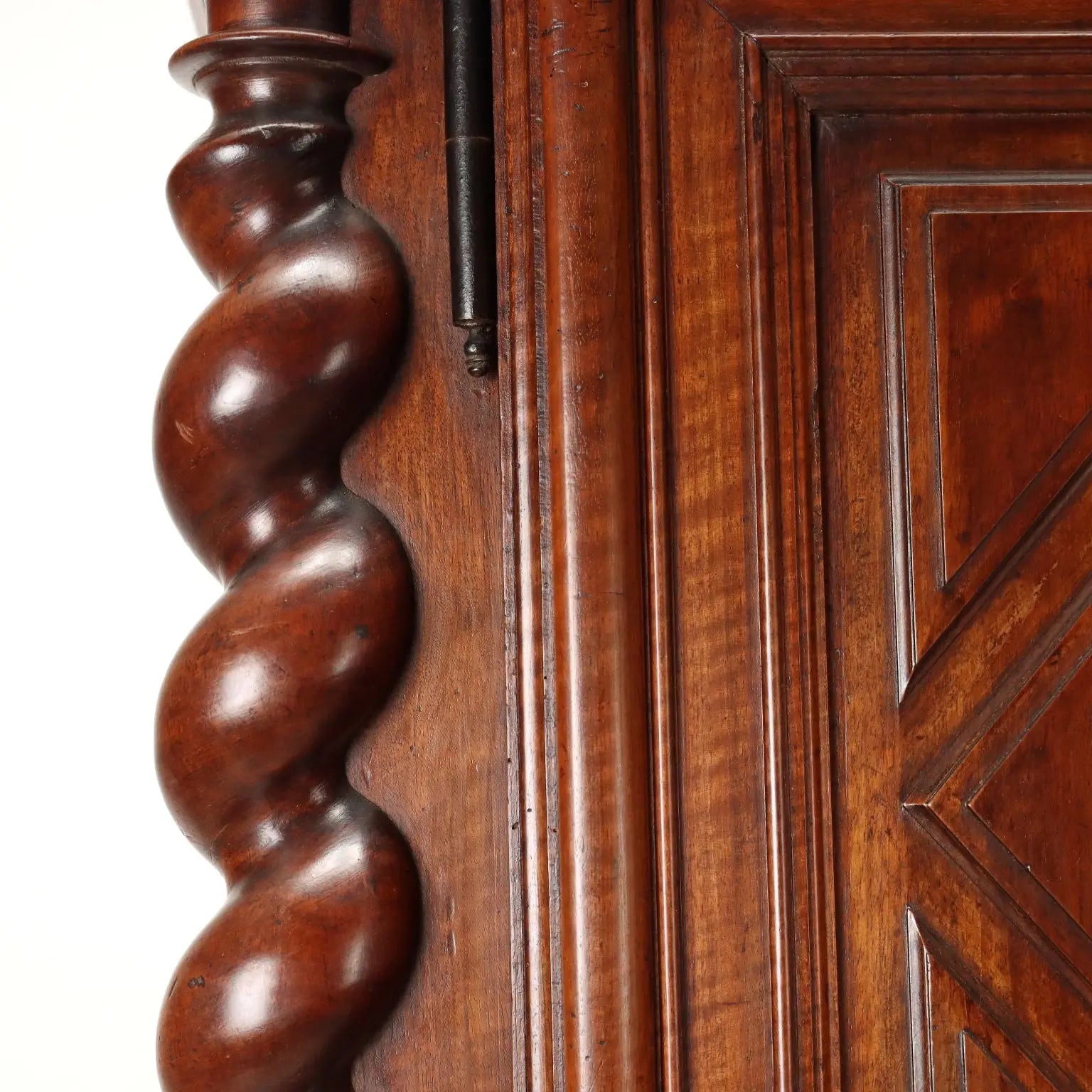 Antique Cupboard Walnut Double Top Provence XVIII Century - Provence, Late 18th-Early 19th Century | Antiques | Cupboards