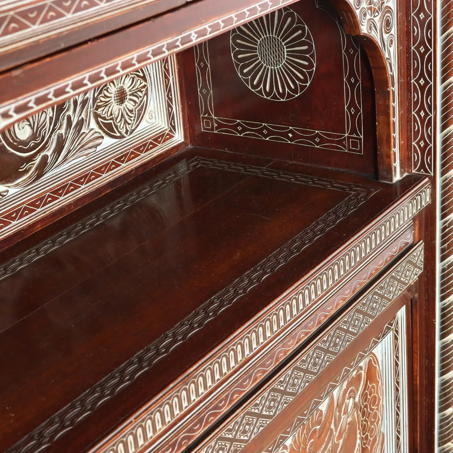 Antique Living Room Cabinet Ethnic Rino Galbiati XX Century - Italy, Mid XX Century | Antiques | Cupboards