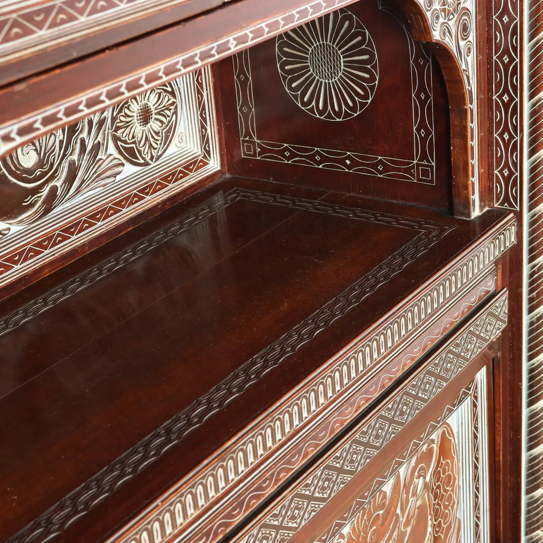 Antique Living Room Cabinet Ethnic Rino Galbiati XX Century - Italy, Mid XX Century | Antiques | Cupboards