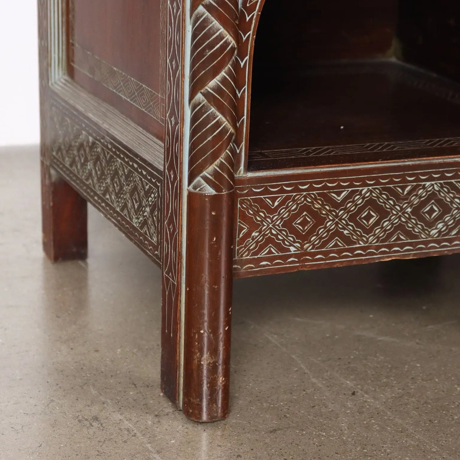 Antique Living Room Cabinet Ethnic Rino Galbiati XX Century - Italy, Mid XX Century | Antiques | Cupboards