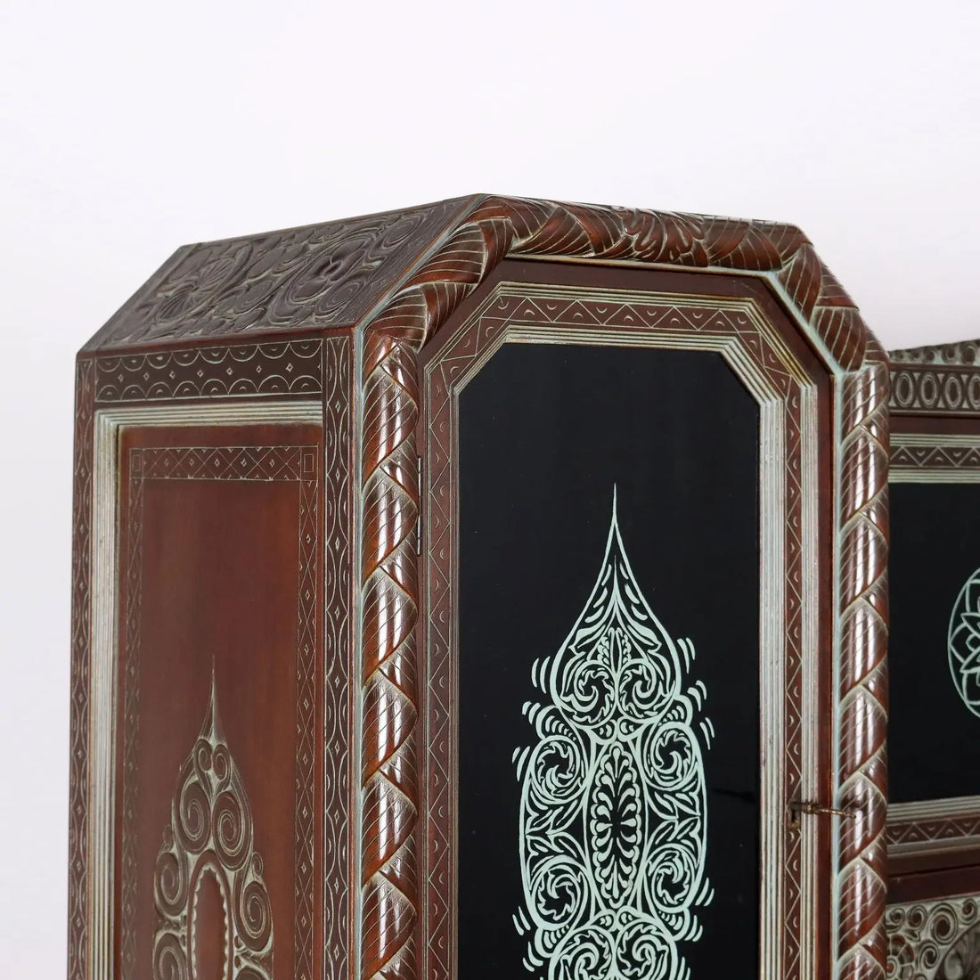 Antique Living Room Cabinet Ethnic Rino Galbiati XX Century - Italy, Mid XX Century | Antiques | Cupboards