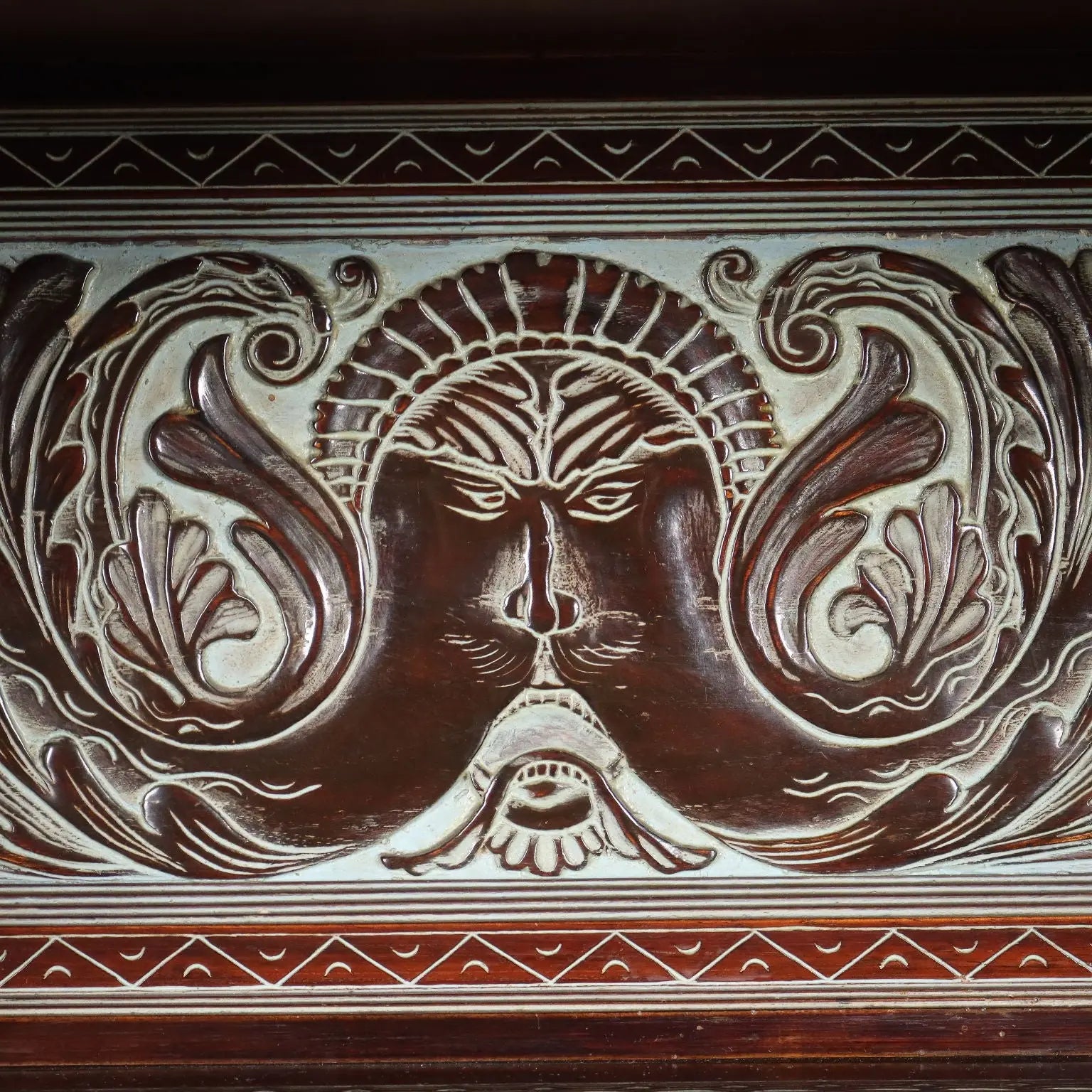 Antique Living Room Cabinet Ethnic Rino Galbiati XX Century - Italy, Mid XX Century | Antiques | Cupboards