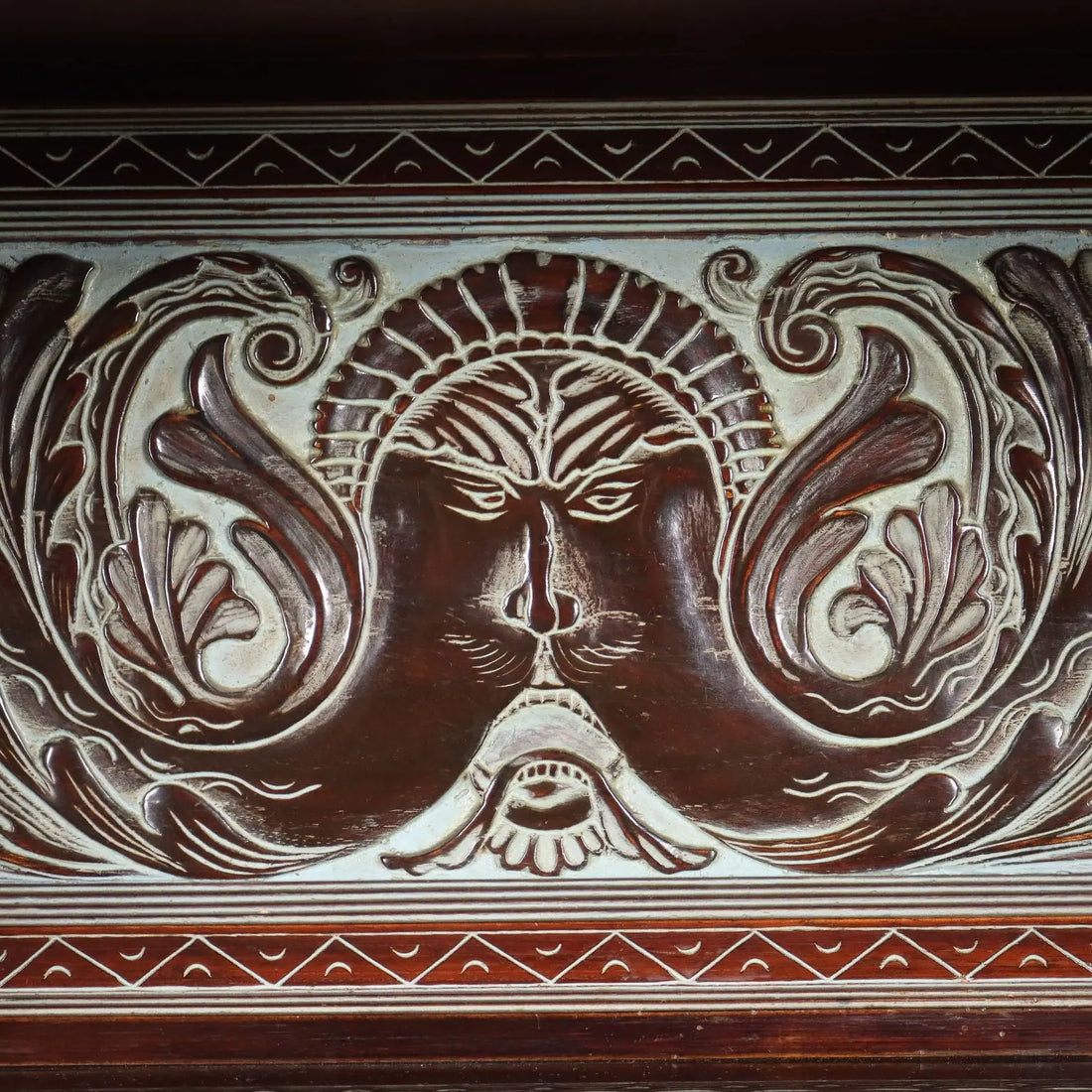 Antique Living Room Cabinet Ethnic Rino Galbiati XX Century - Italy, Mid XX Century | Antiques | Cupboards