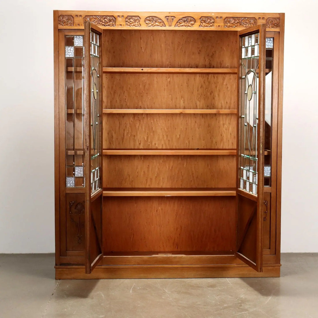Antique Cupboard Art Nouveau Oak Italy Early XX Century - Italy, Early XX Century | Antiques | Cupboards