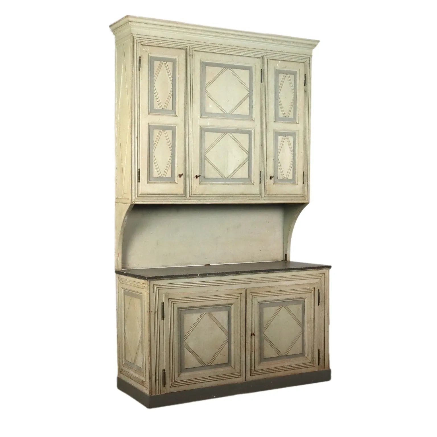 Antique Cupboard Neo-Classical Lacquered Fir Italy XVIII Century - Neoclassical lacquered sideboard | Antiques | Cupboards