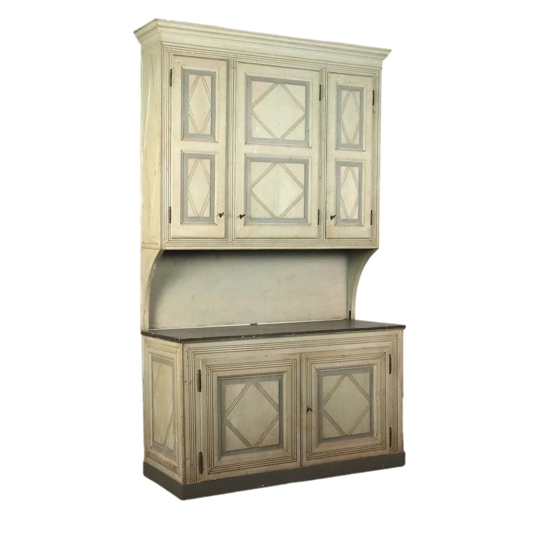 Antique Cupboard Neo-Classical Lacquered Fir Italy XVIII Century - Neoclassical lacquered sideboard | Antiques | Cupboards